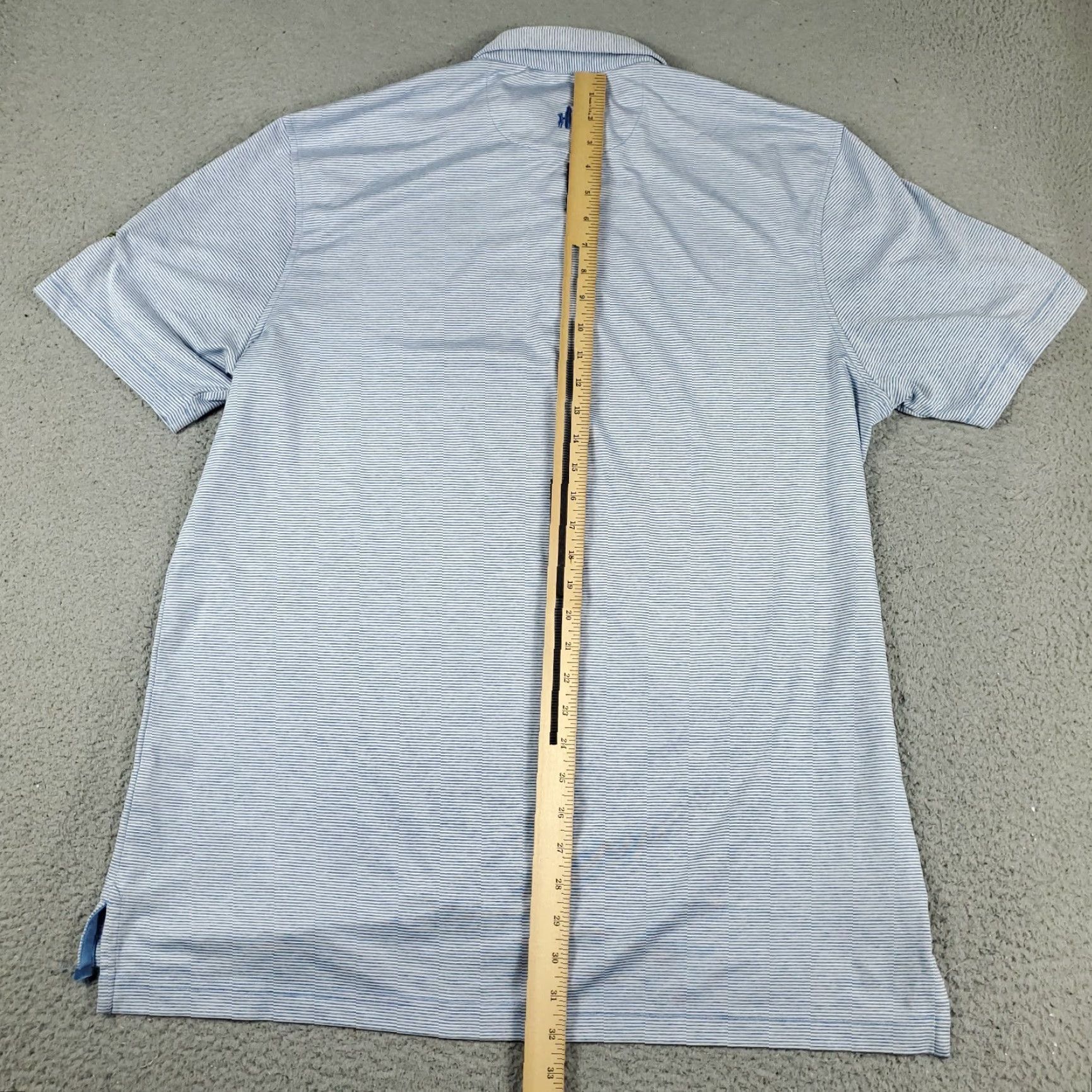 johnnie-O johnnie-O Polo Shirt Mens Size Large Blue Striped Casual Short Sleeve Size US L / EU 52-54 / 3 - 4 Thumbnail