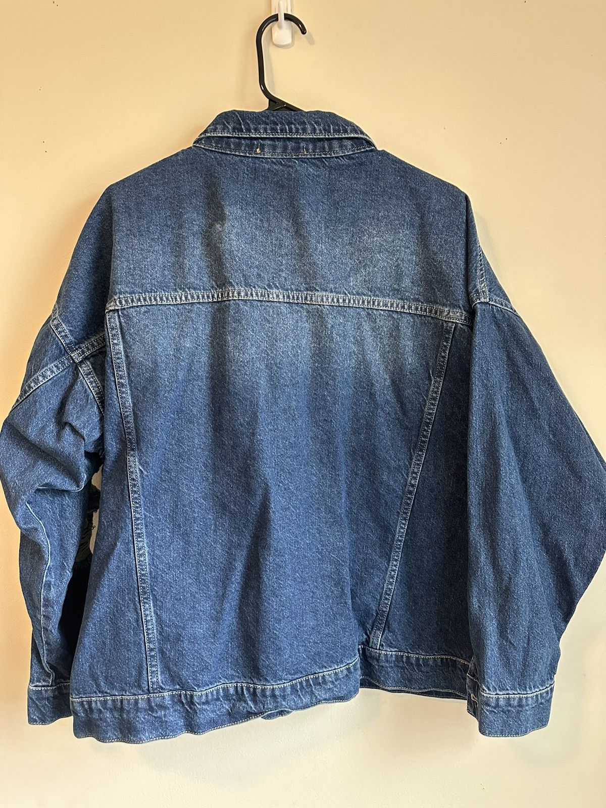 Boohoo Distressed Denim jacket Size US M / EU 48-50 / 2 - 2 Thumbnail