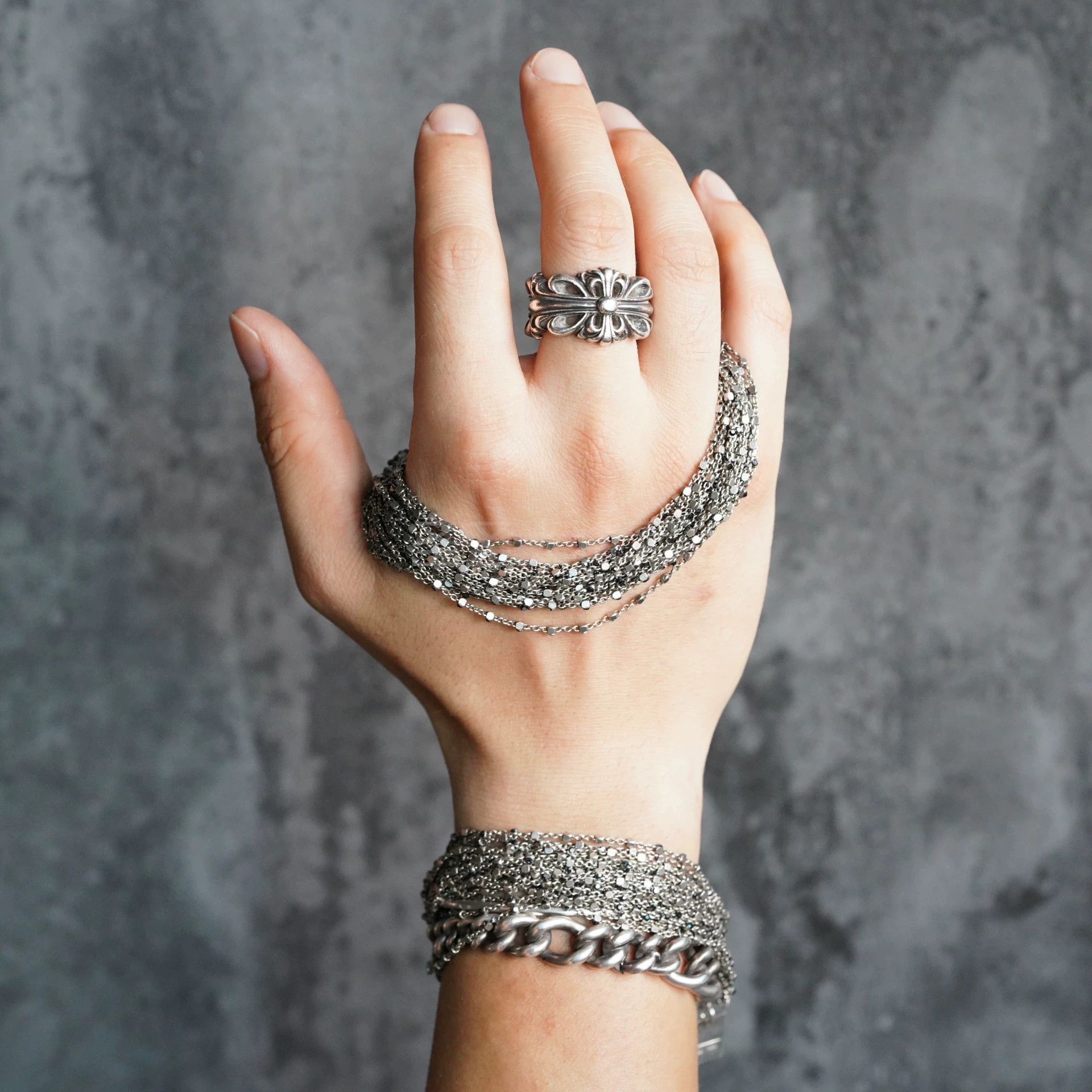 Swarovski Goti Swarovski Crystal Stacked Bracelet S+M+L Size ONE SIZE - 7 Thumbnail