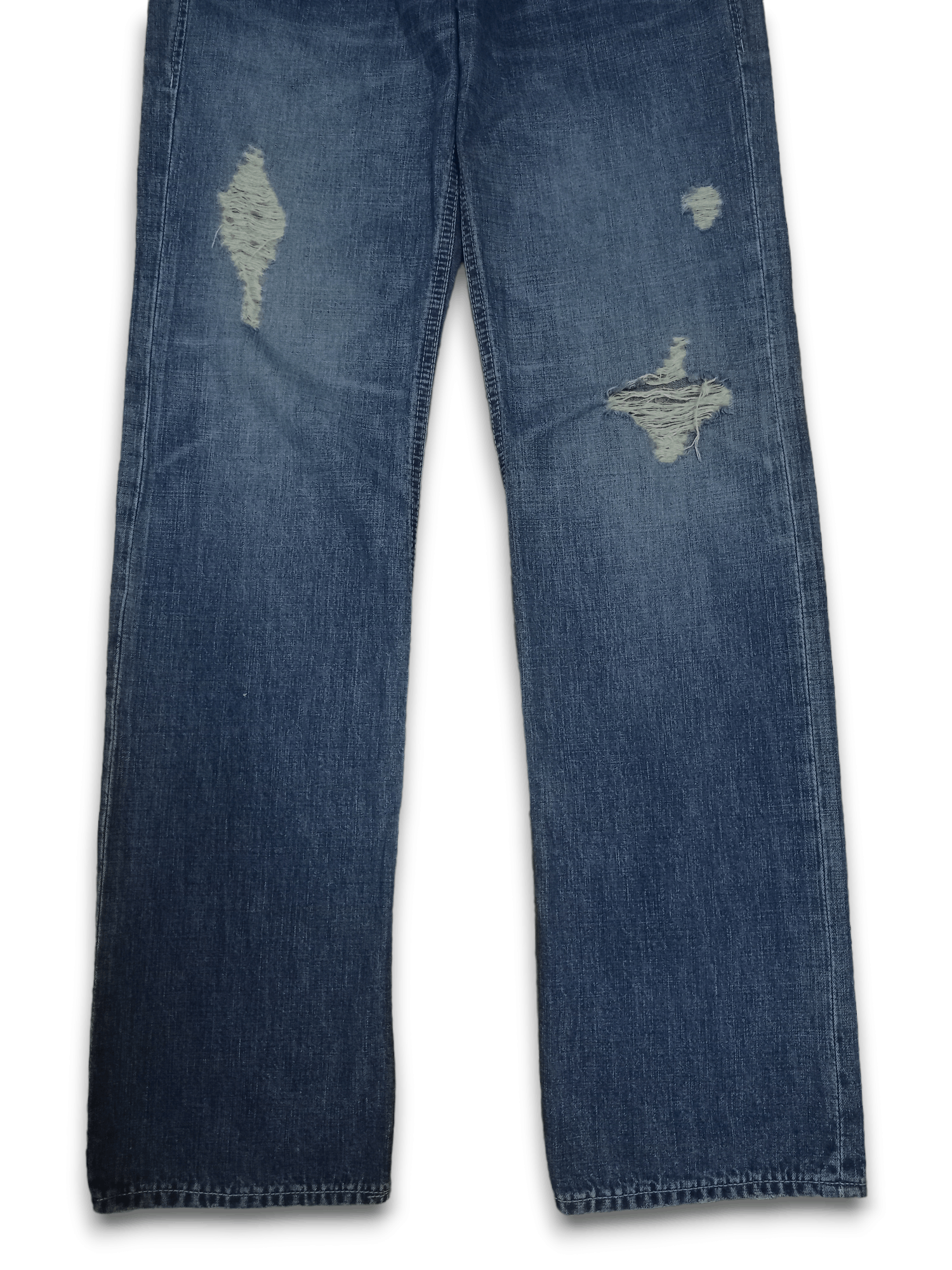 Japanese Brand Vintage Japanese Brand Union Made Distressed Loose Jeans Size US 31 - 7 Thumbnail