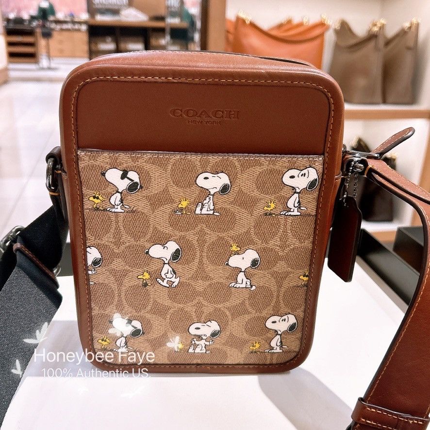 Coach Peanuts Sullivan Crossbody Bag With Snoopy Print CBK48 Size ONE SIZE - 1 Thumbnail
