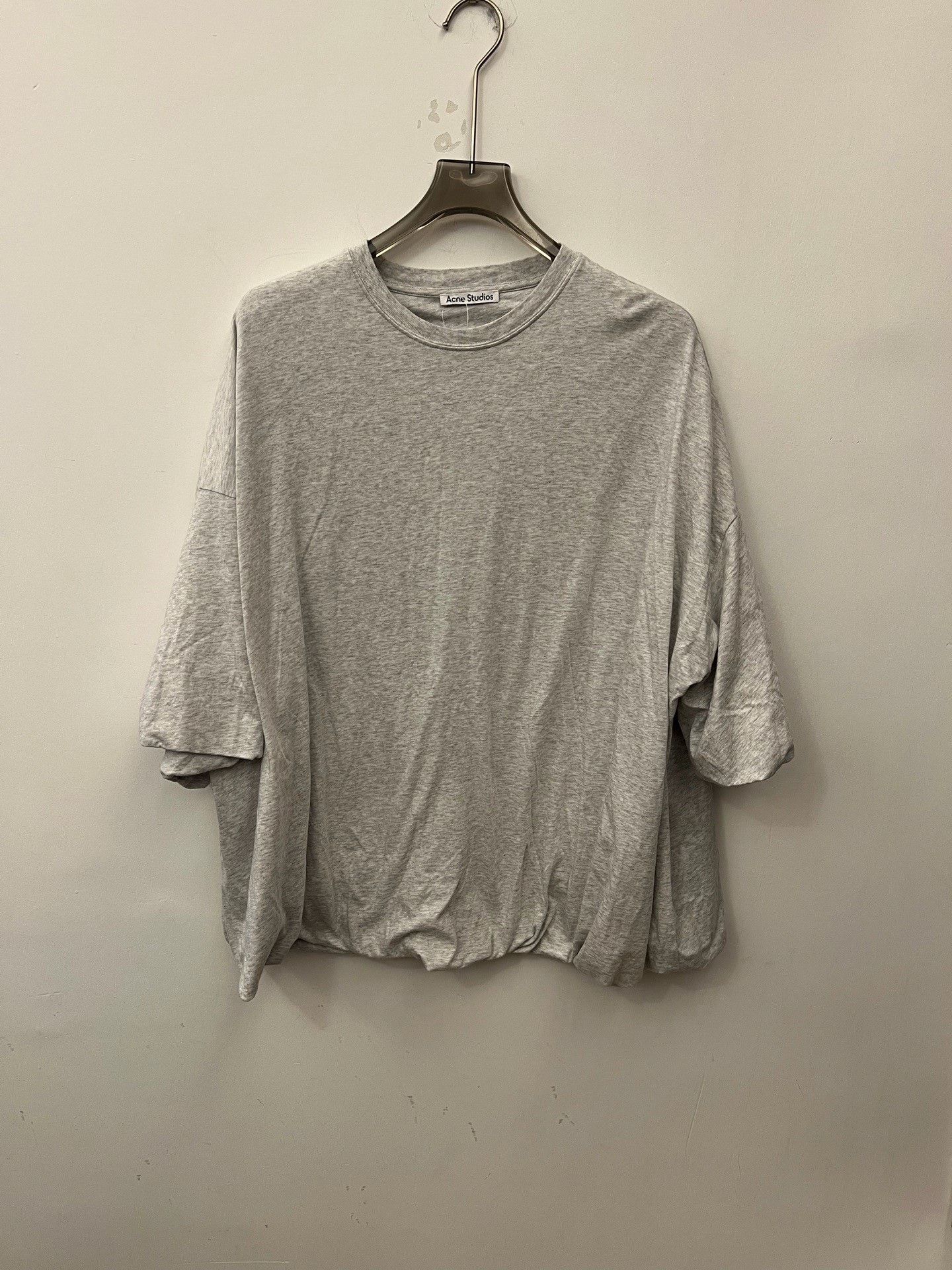 Acne Studios Acne Studios Gray Back Patch T-Shirt S Size S / US 4 / IT 40 - 1 Thumbnail