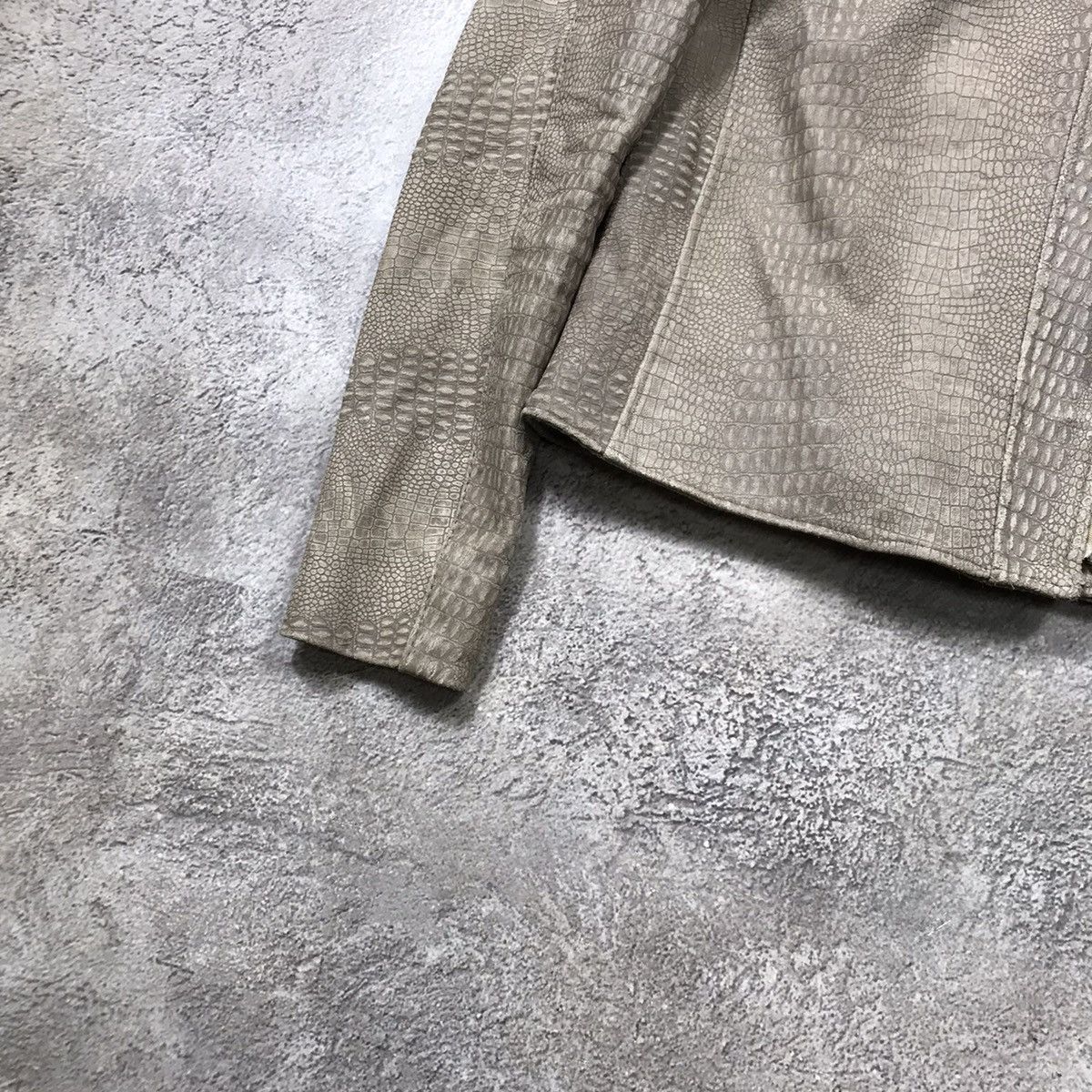 Vintage Vintage 90s Quilted Chore Jacket Workwear Grunge Tan Baggy M Size M / US 6-8 / IT 42-44 - 4 Thumbnail