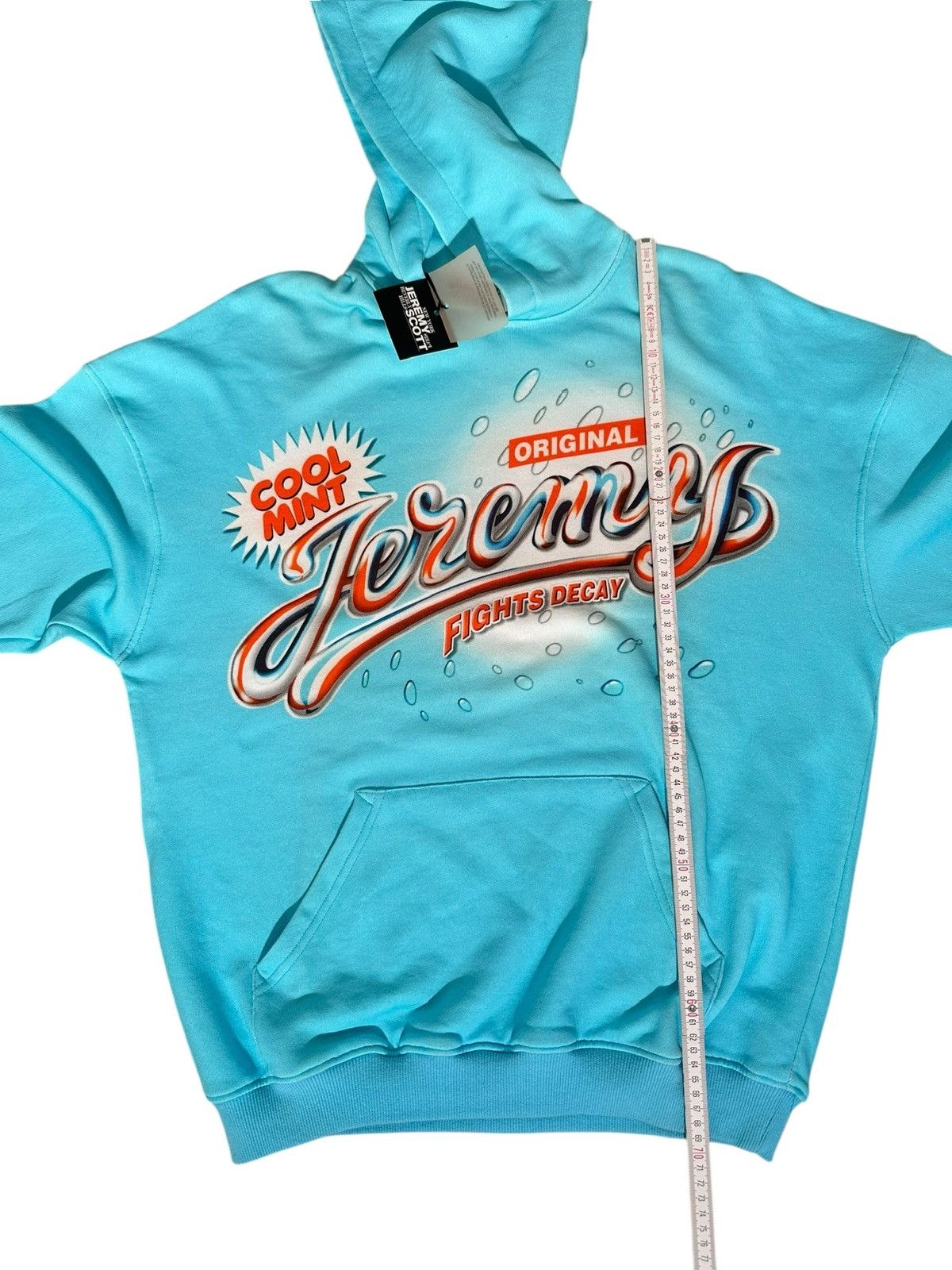 Jeremy Scott Jeremy Scott “Cool Mint” Hoodie – Archive / Runway Era Size L / US 10 / IT 46 - 6 Thumbnail