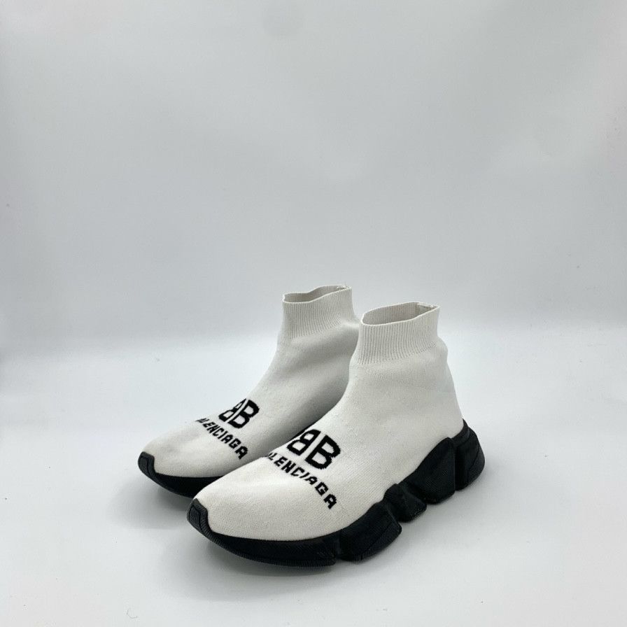 Balenciaga Balenciaga Intarsia Black and White Sock Sneakers Size US 6 / IT 36 - 1 Thumbnail