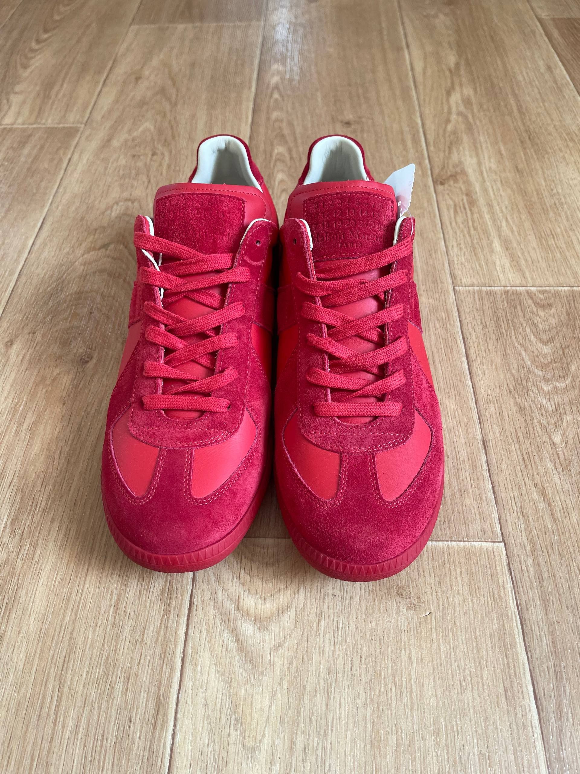 Maison Margiela Maison Martin Margiela MMM Low tTop Replica Red Sneaers Sz41 Size US 8 / EU 41 - 9 Thumbnail