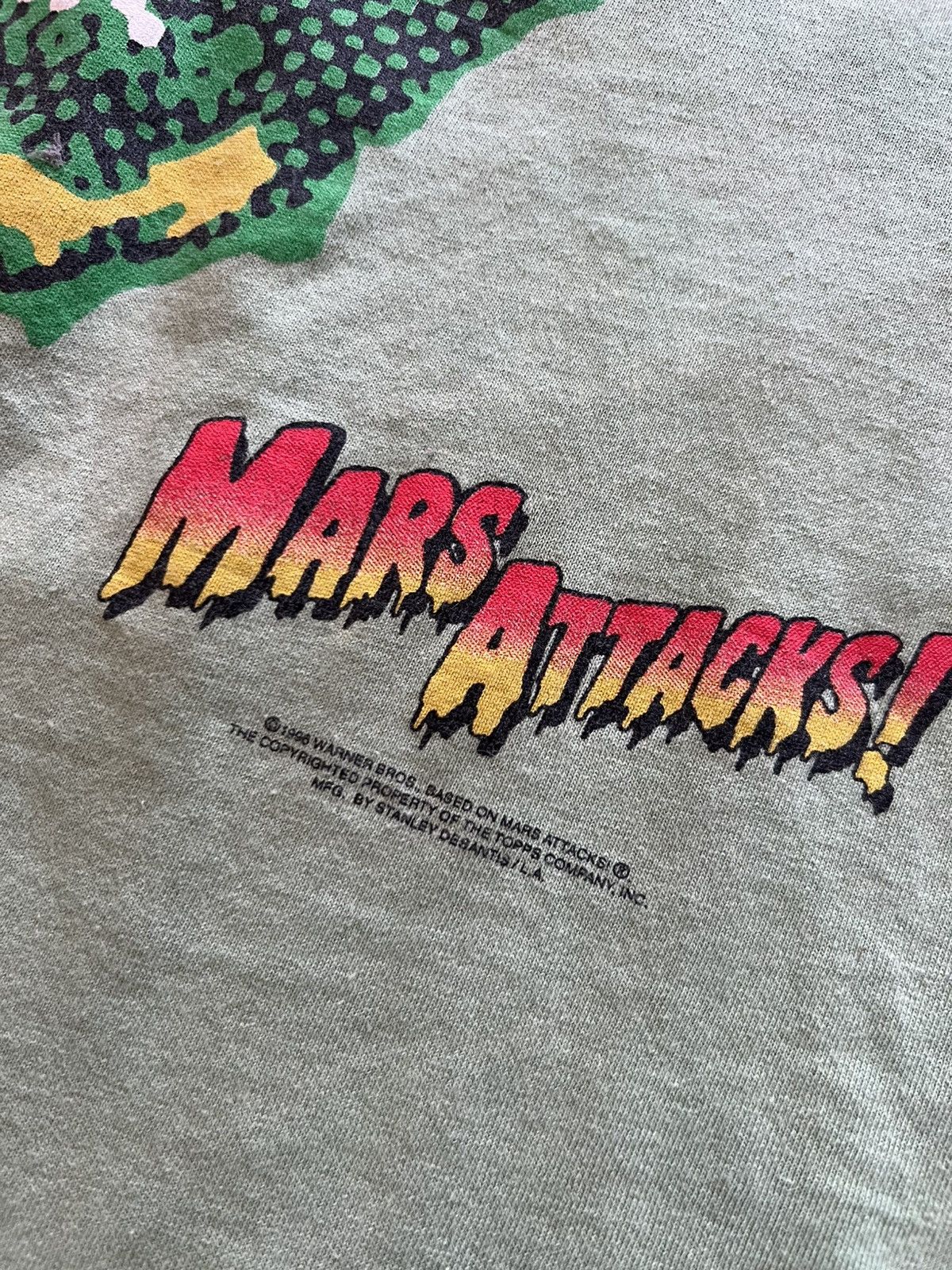 Band Tees Vinatge 90s MARS ATTACKS Size US M / EU 48-50 / 2 - 3 Thumbnail