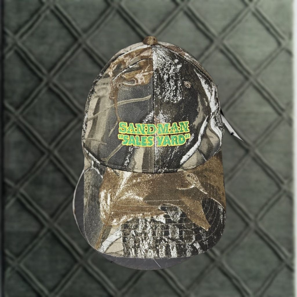 Port Authority VINTAGE Camo Strapback Hat Hunting Outdoors Y2K FAST SHIPPING Size ONE SIZE - 1 Thumbnail