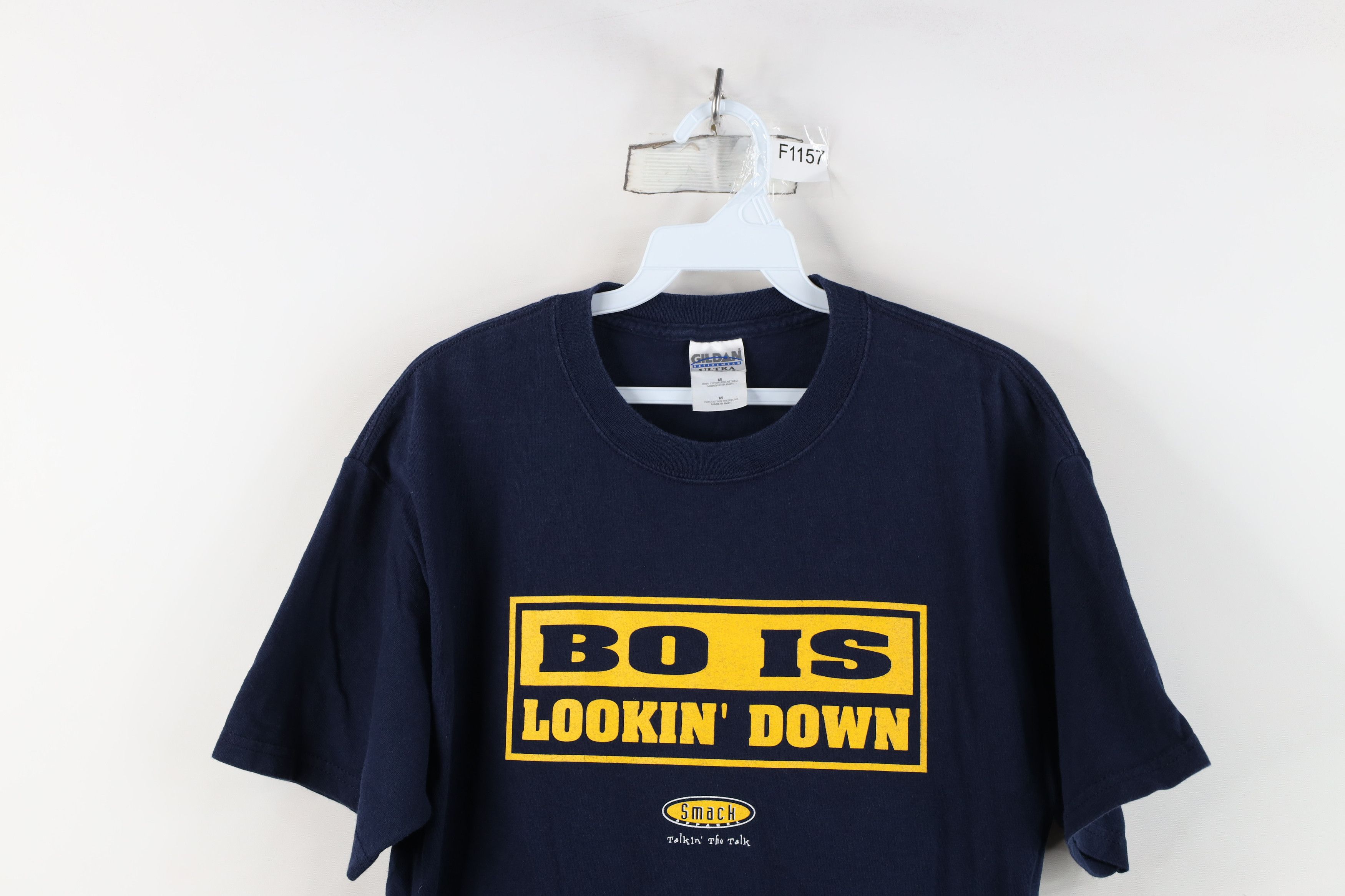 Vintage Vintage Looking Down University of Michigan Football T-Shirt Size US M / EU 48-50 / 2 - 2 Thumbnail