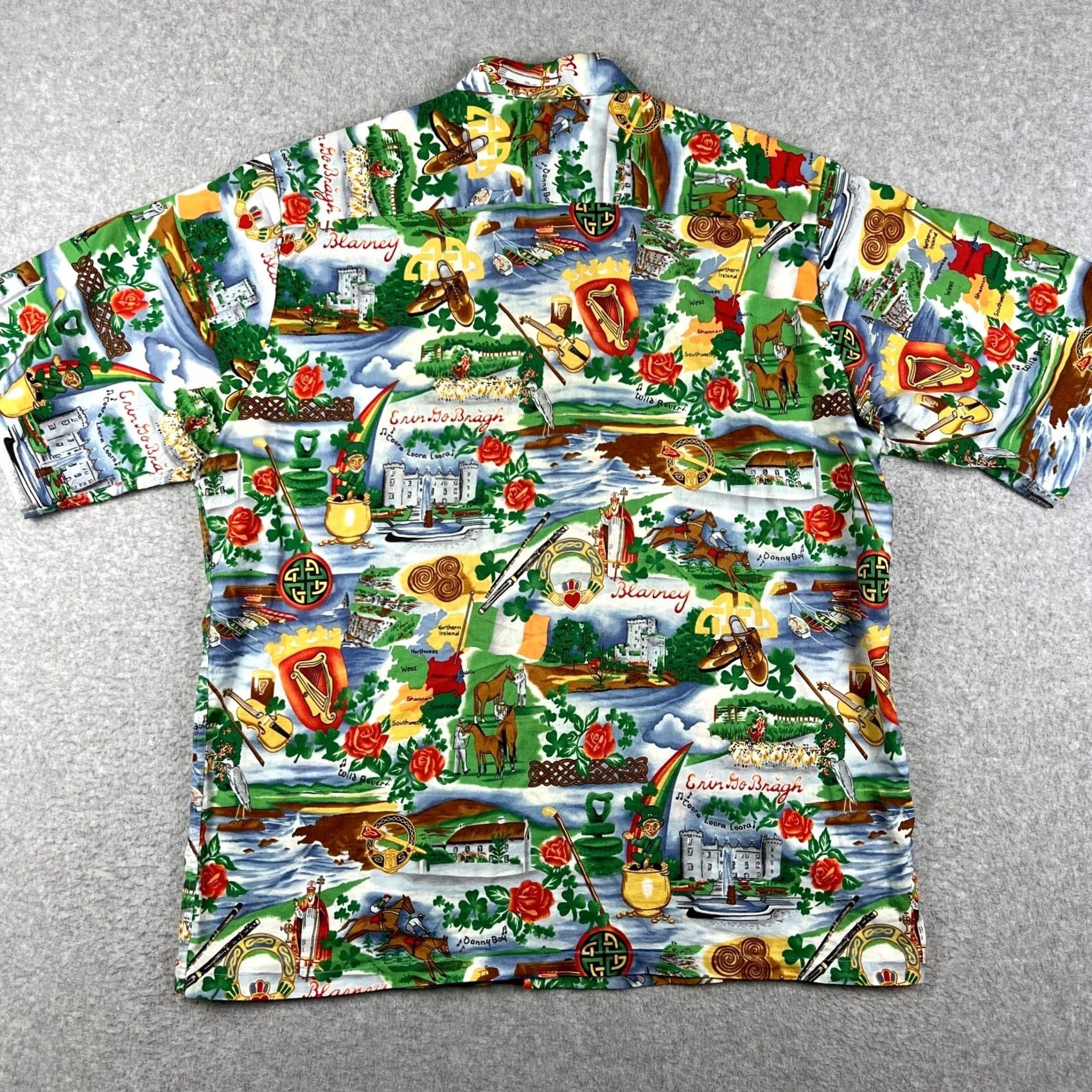 Reyn Spooner Reyn Spooner Hawaiian Shirt Medium Ireland Irish St Patrick’s Day Joe Kealoha Multicolor Mens Size US M / EU 48-50 / 2 - 2 Thumbnail