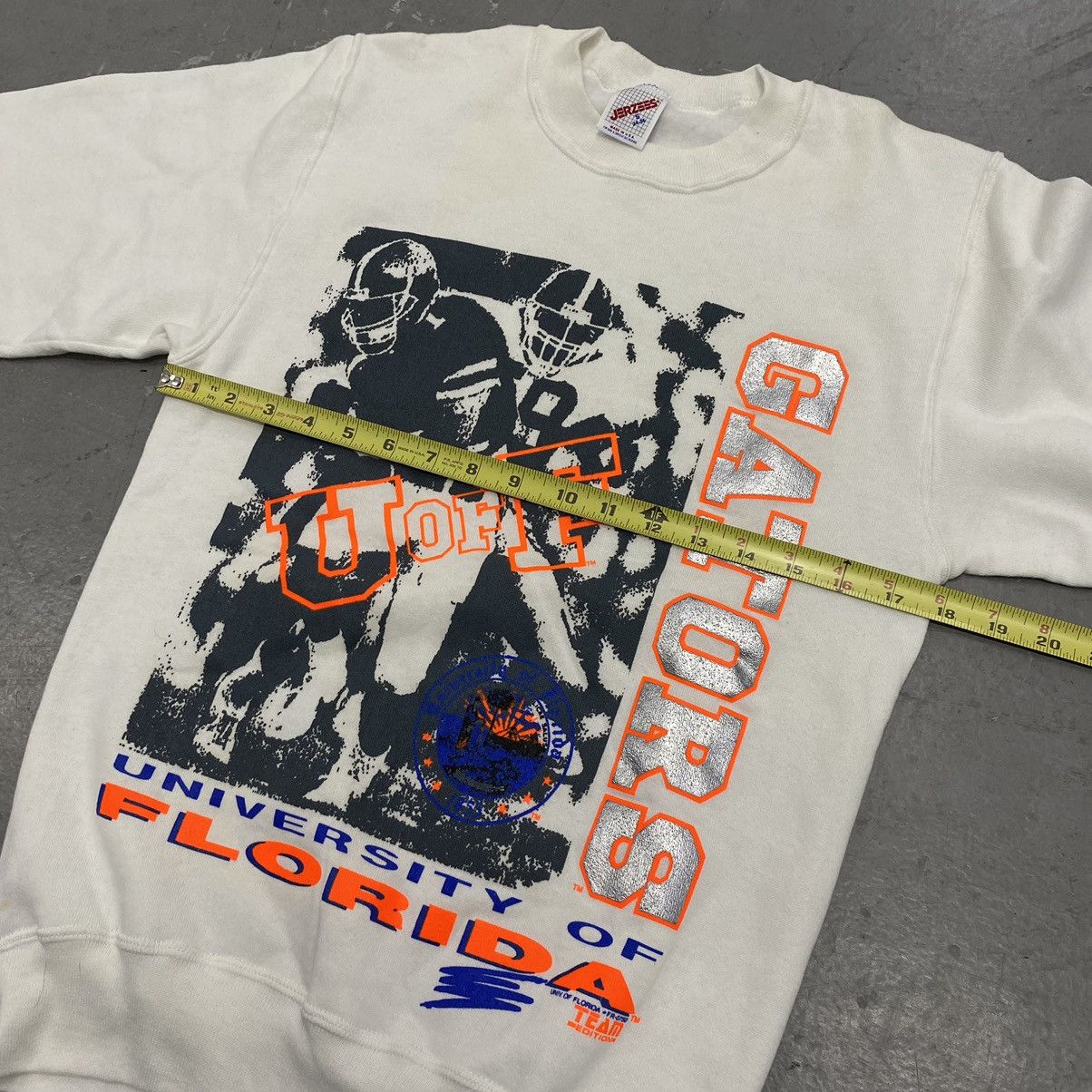 Japanese Brand × Vintage Vtg 90s University of Florida Gators Football Sweatshirt Size US S / EU 44-46 / 1 - 2 Thumbnail