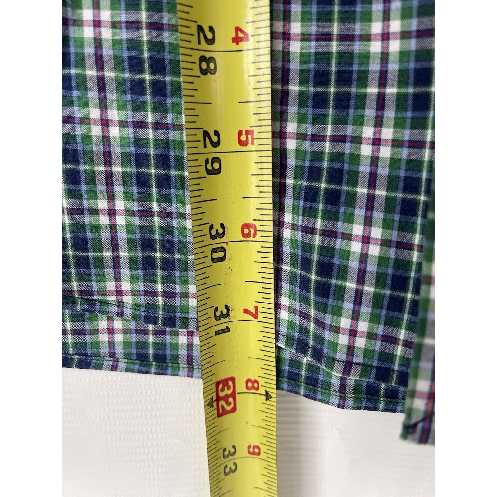 Ralph Lauren Ralph Lauren Classic 100% Cotton XL Plaid Button-Down Green Size US XL / EU 56 / 4 - 7 Thumbnail