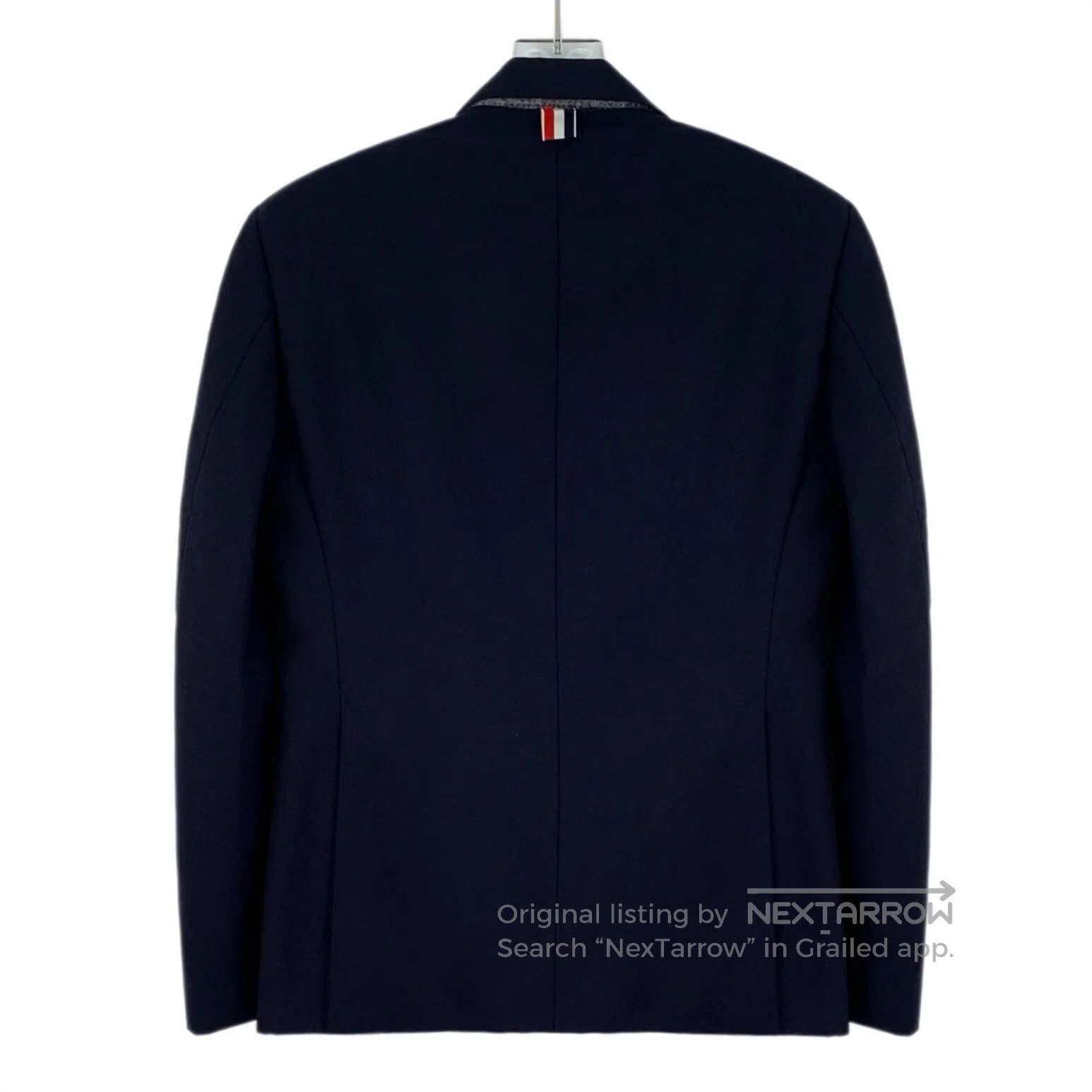 Thom Browne Thom Browne Dark Blue Wool Blazer Jacket| Size US XS / EU 42 / 0 - 2 Thumbnail