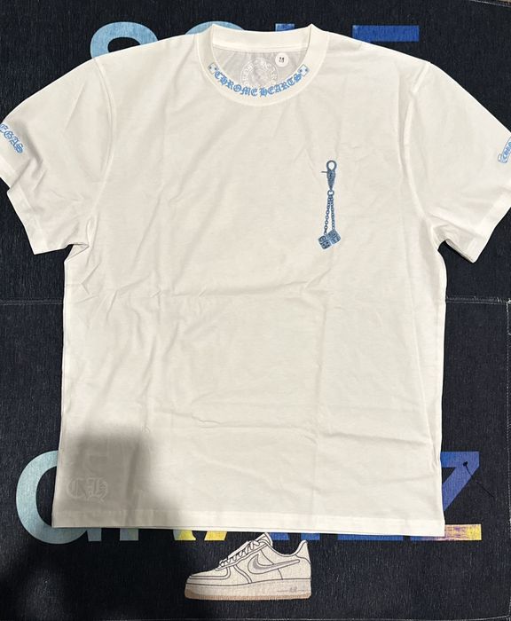 Chrome Hearts White/Blue Fontainebleau Exclusive RARE TShirt Grailed