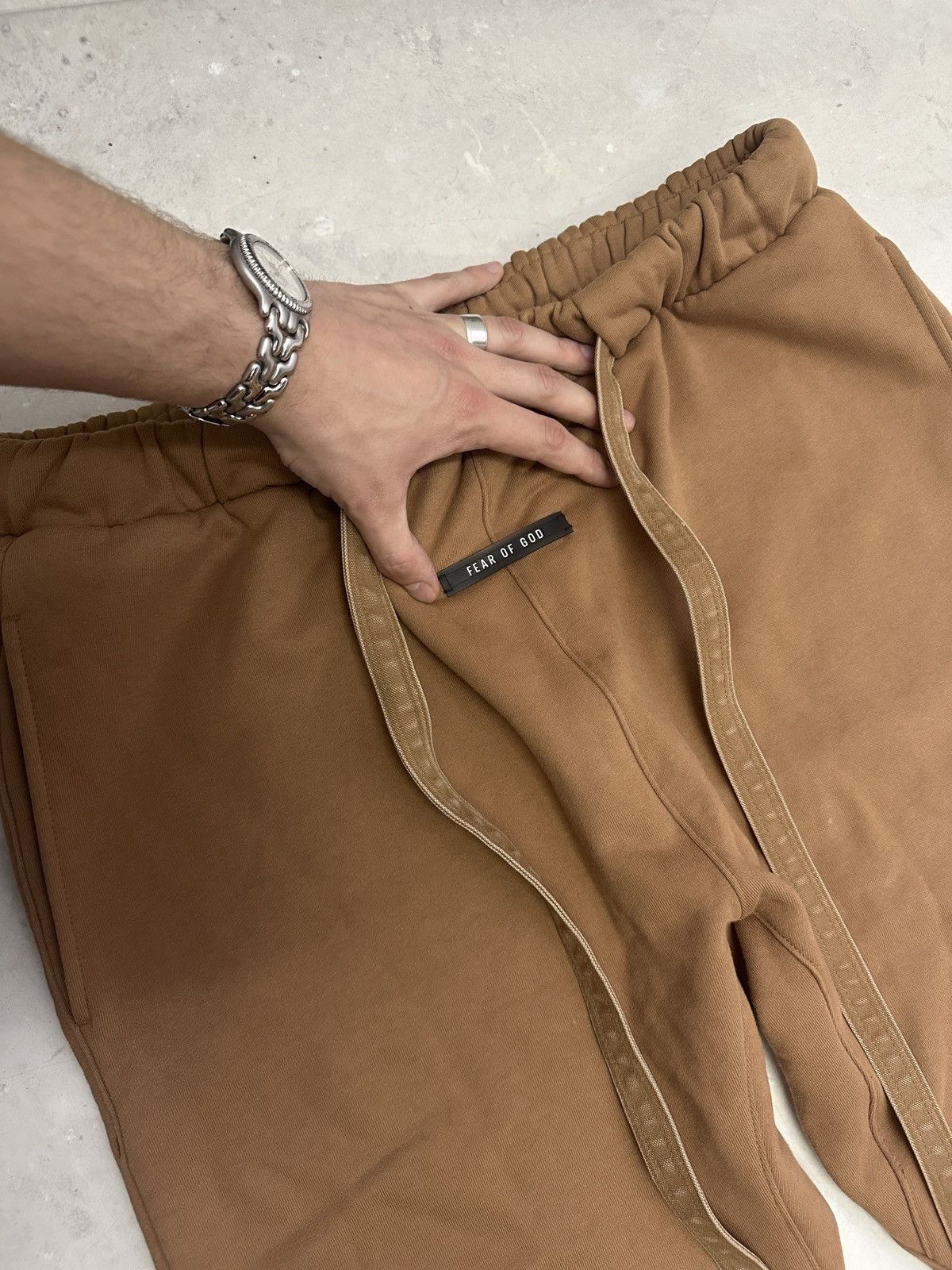 Fear of God OG Fear of God Sixth collection brown sweatpants Size US 34 / EU 50 - 5 Thumbnail