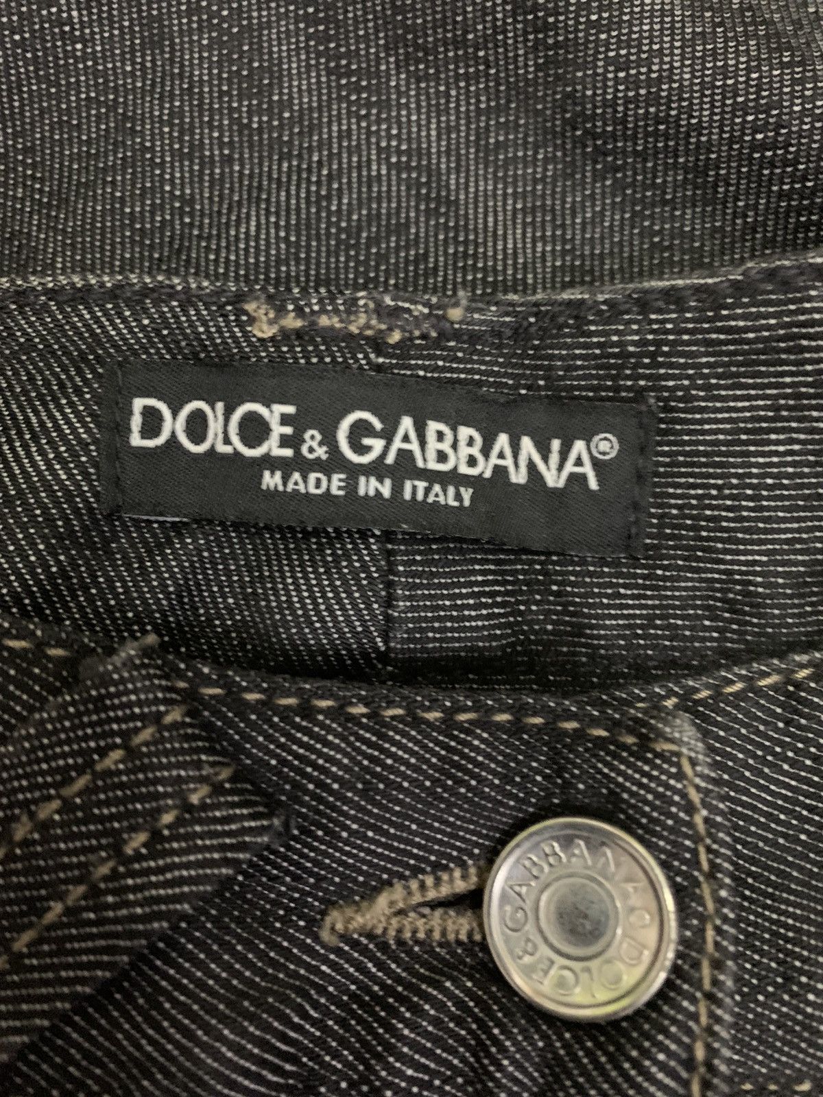 Dolce & Gabbana Dolce&Gabbana Black Denim Size 28" / US 6 / IT 42 - 7 Thumbnail