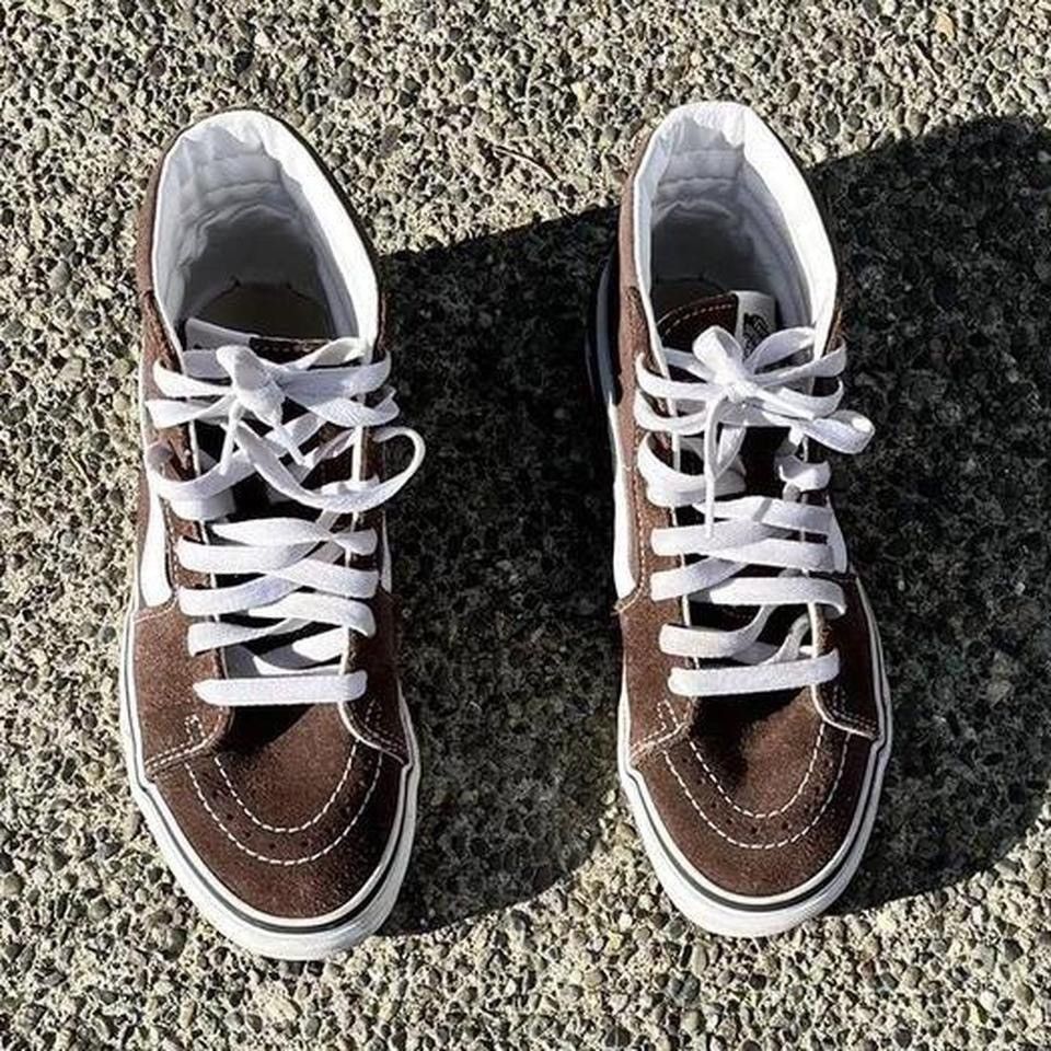 Vans Brown/ white high top vans Size US 6.5 / IT 36.5 - 5 Thumbnail