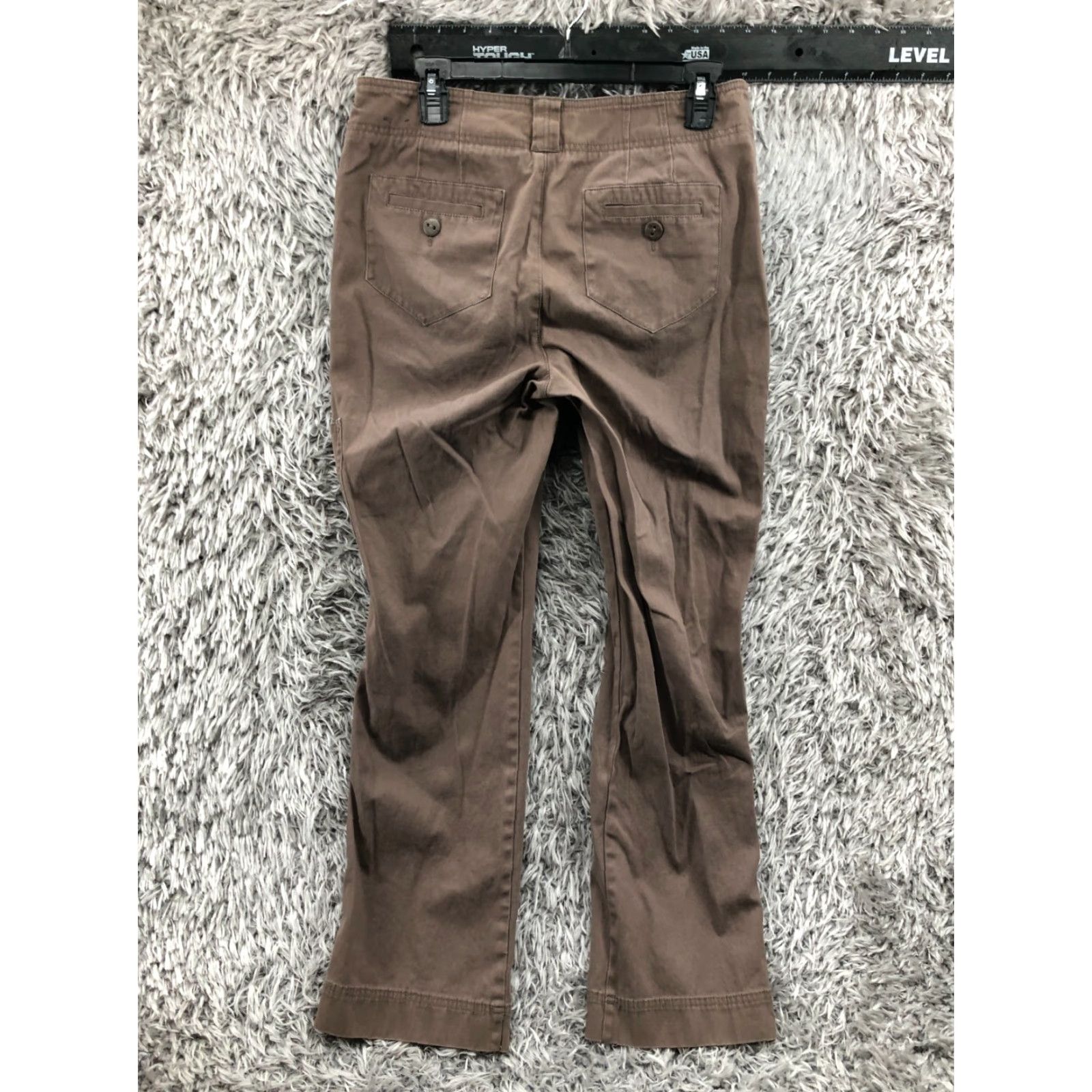 Vintage Christopher & Banks Chino Pants Size 8 Womens Mid Rise Beige Brown pants Regular Size 30" / US 8 / IT 44 - 7 Thumbnail