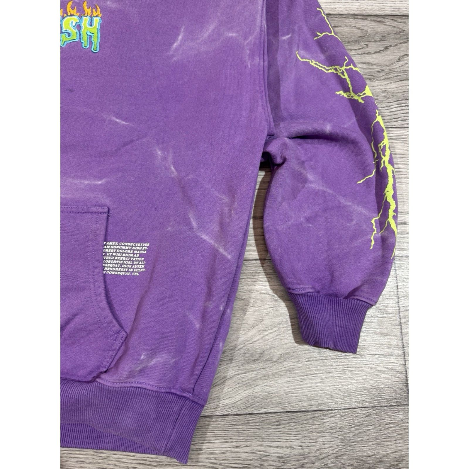 Vintage Childish TGF Bros Hoodie Mens oversized Purple Medium Slim Pullover Heavyweight TGF Bros Size US M / EU 48-50 / 2 - 4 Thumbnail