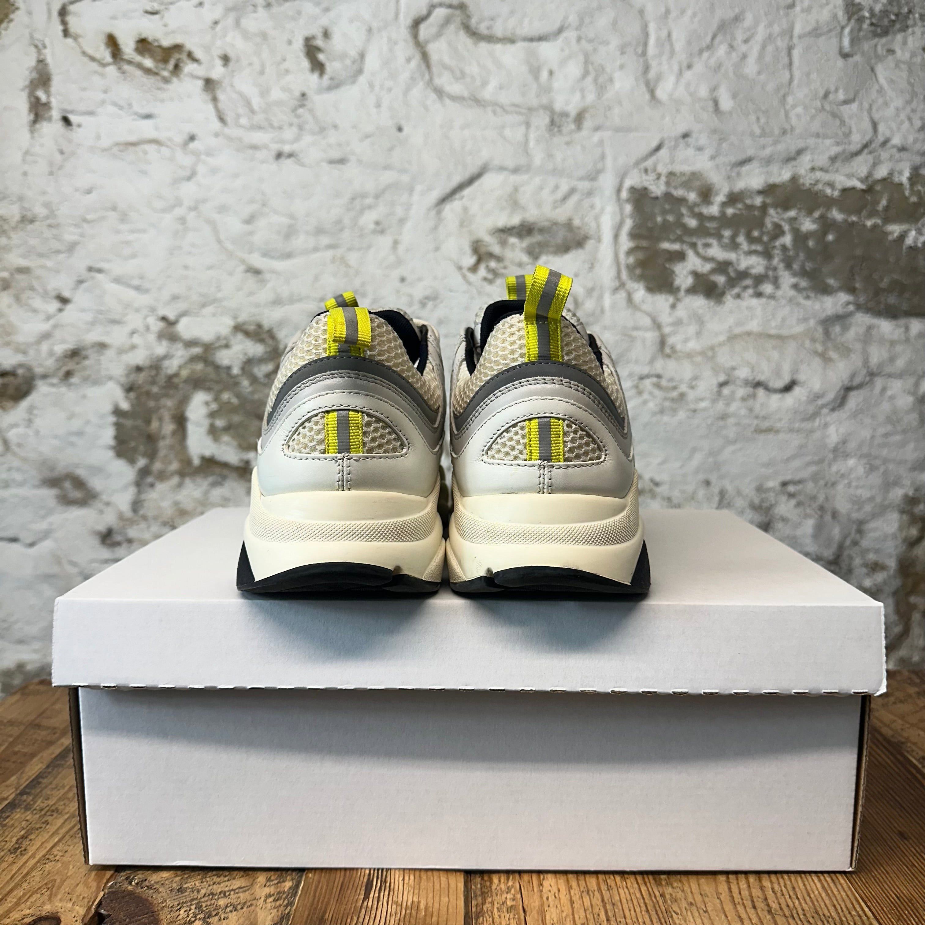 Dior Dior B22 Grey Yellow White Sneaker Sz 8 (41) Size US 8 / EU 41 - 6 Thumbnail