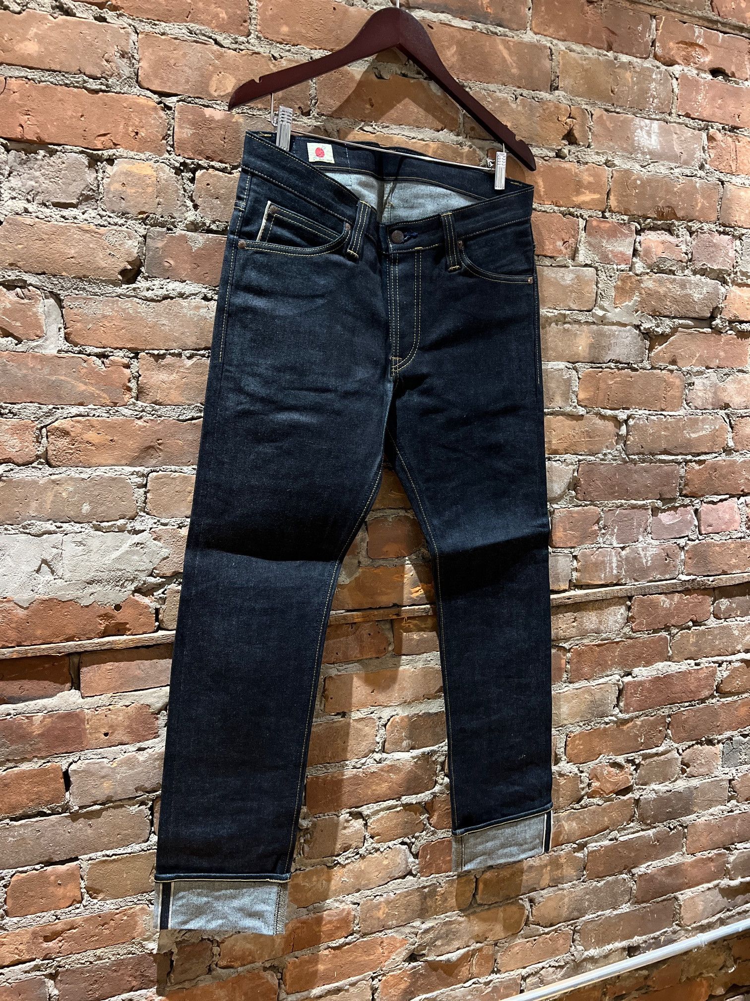 Big John Big John M107F Raw Stretch Selvedge Denim Size US 33 - 2 Thumbnail