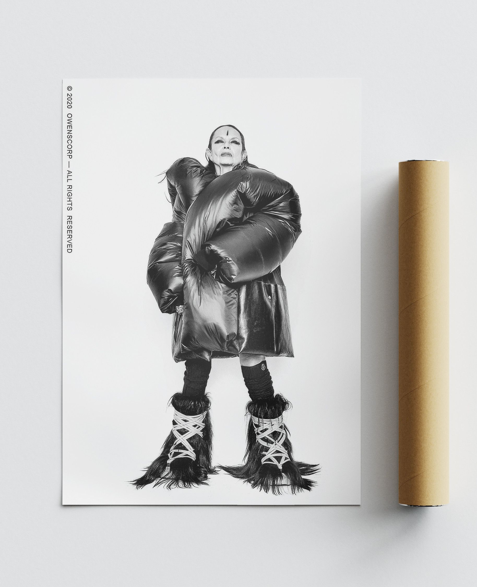 Rick Owens Rick Owens Poster Gift Vintage Archive Book Magazine Size ONE SIZE - 2 Thumbnail