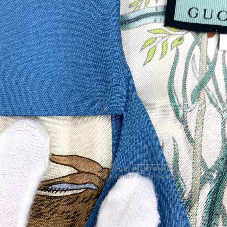 Gucci Gucci Multi-color flower and bird print mulberry silk lape Size XS / US 0-2 / IT 36-38 - 7 Thumbnail
