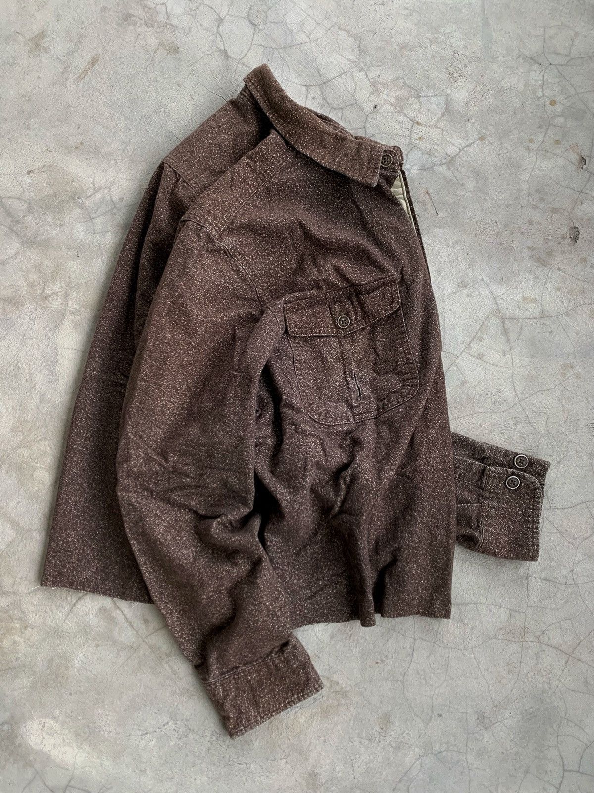 Vintage Cropped button up shirt double pocket F&F boxy Size US M / EU 48-50 / 2 - 3 Thumbnail