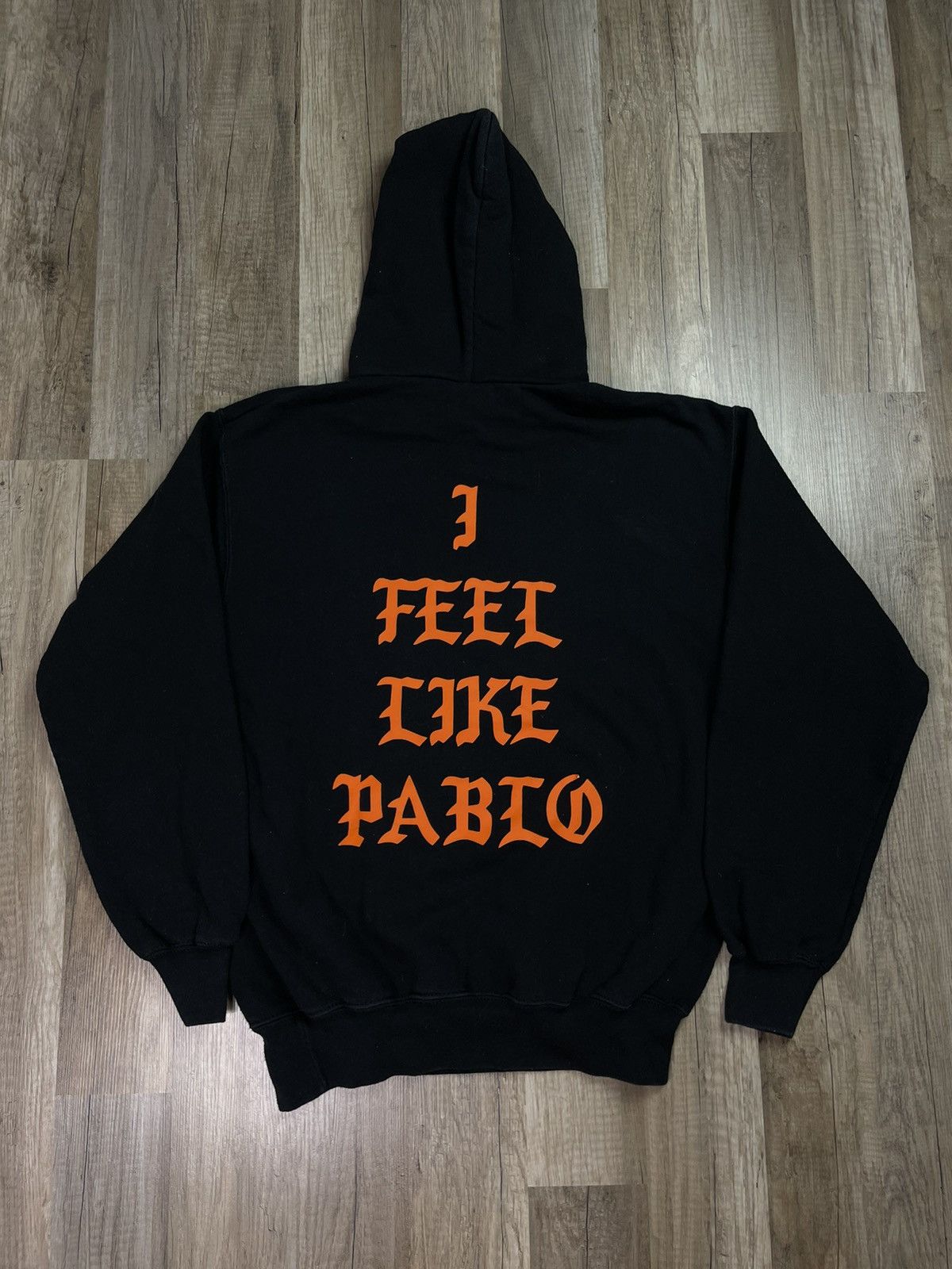 image of Kanye West I Feel Like Pablo Black Hoodie, Men's (Size Small)