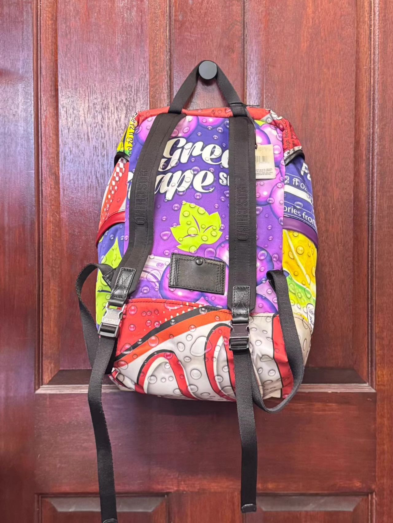 Moschino MOSCHINO 15SS soda‑brand‑print backpack Ｑ25 Size ONE SIZE - 2 Thumbnail