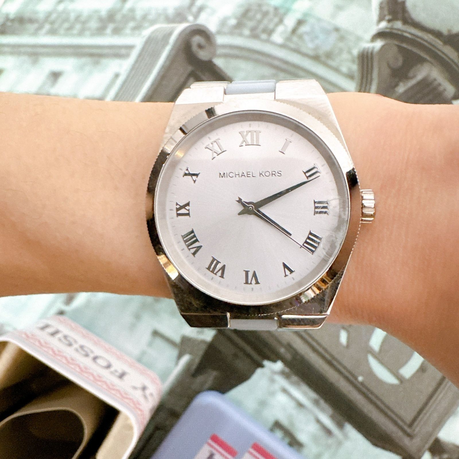 Michael Kors Michael Kors MK6150 Channing Silver Dial Stainless Steel Size ONE SIZE - 7 Thumbnail