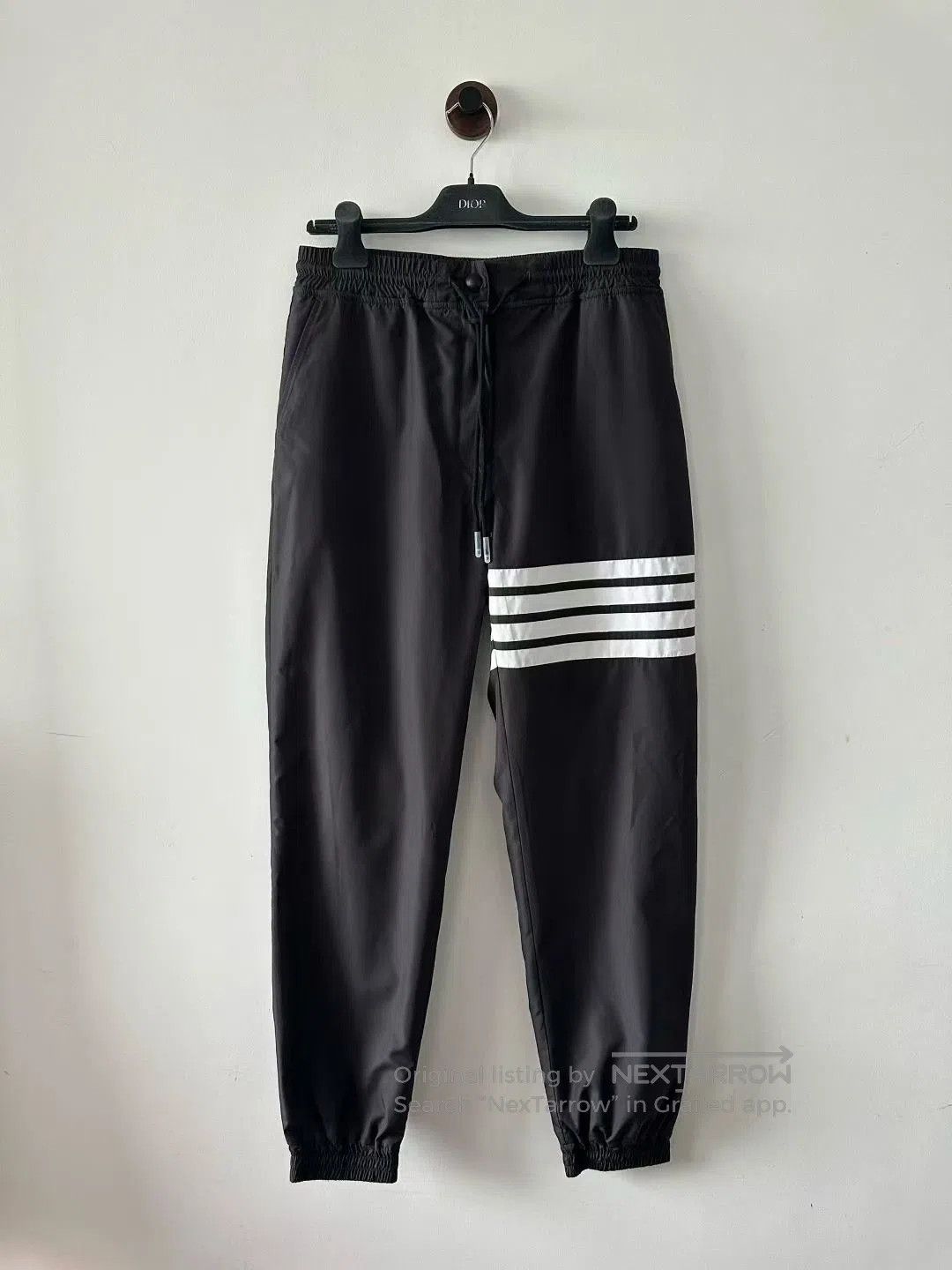 Thom Browne Thom Browne Black Nylon Sweatpants. Size US 40 / EU 56 - 1 Thumbnail