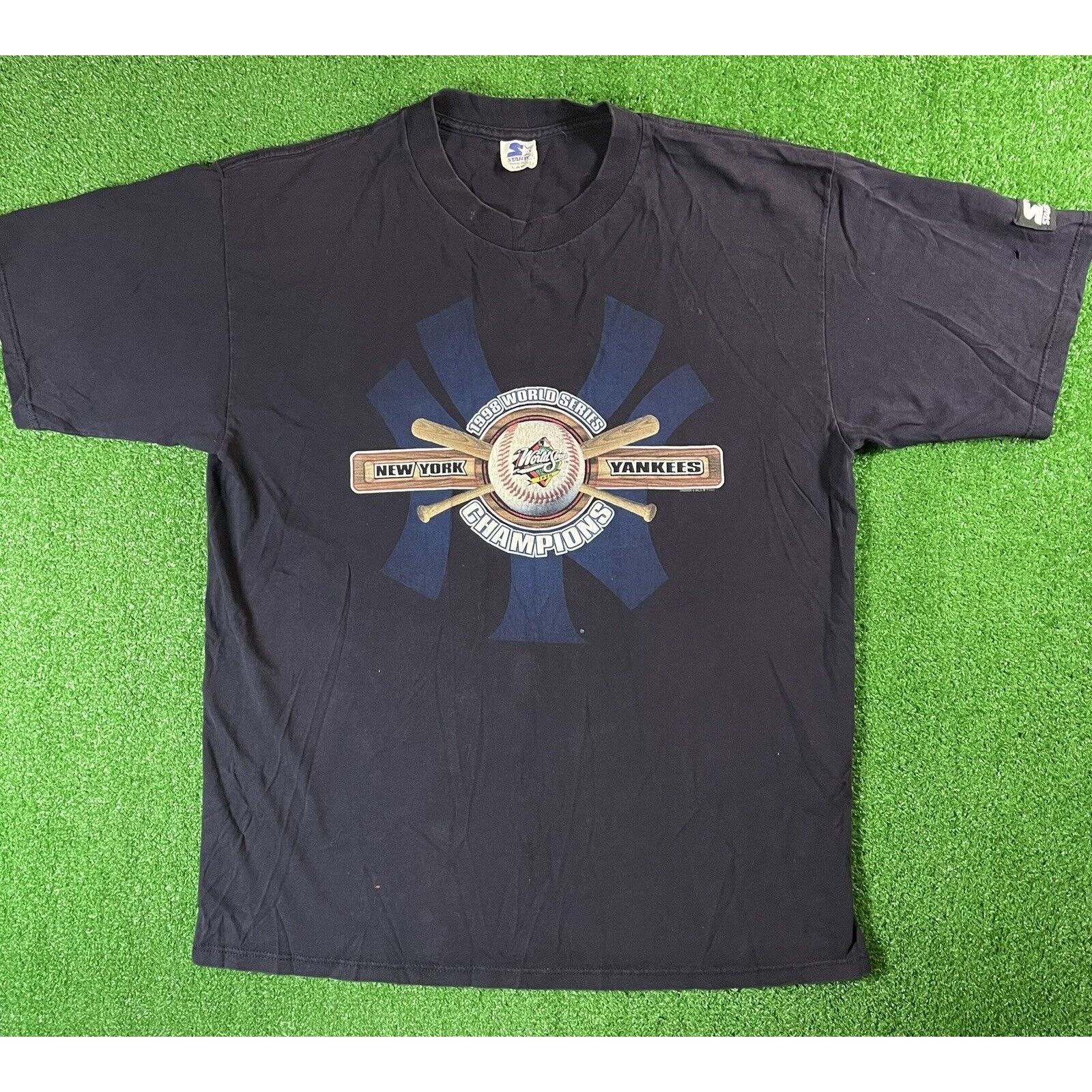 Starter Vintage Starter New York Yankees Champions Large Shirt USA Size US L / EU 52-54 / 3 - 3 Thumbnail