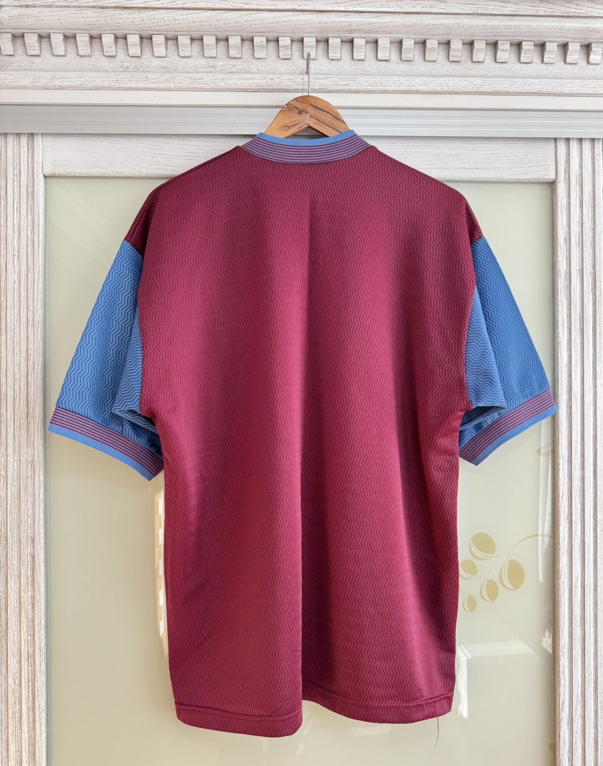 Reebok Vintage Aston Villa 1997-1998 Home Soccer Jersey Kit Shirt Size US L / EU 52-54 / 3 - 2 Thumbnail
