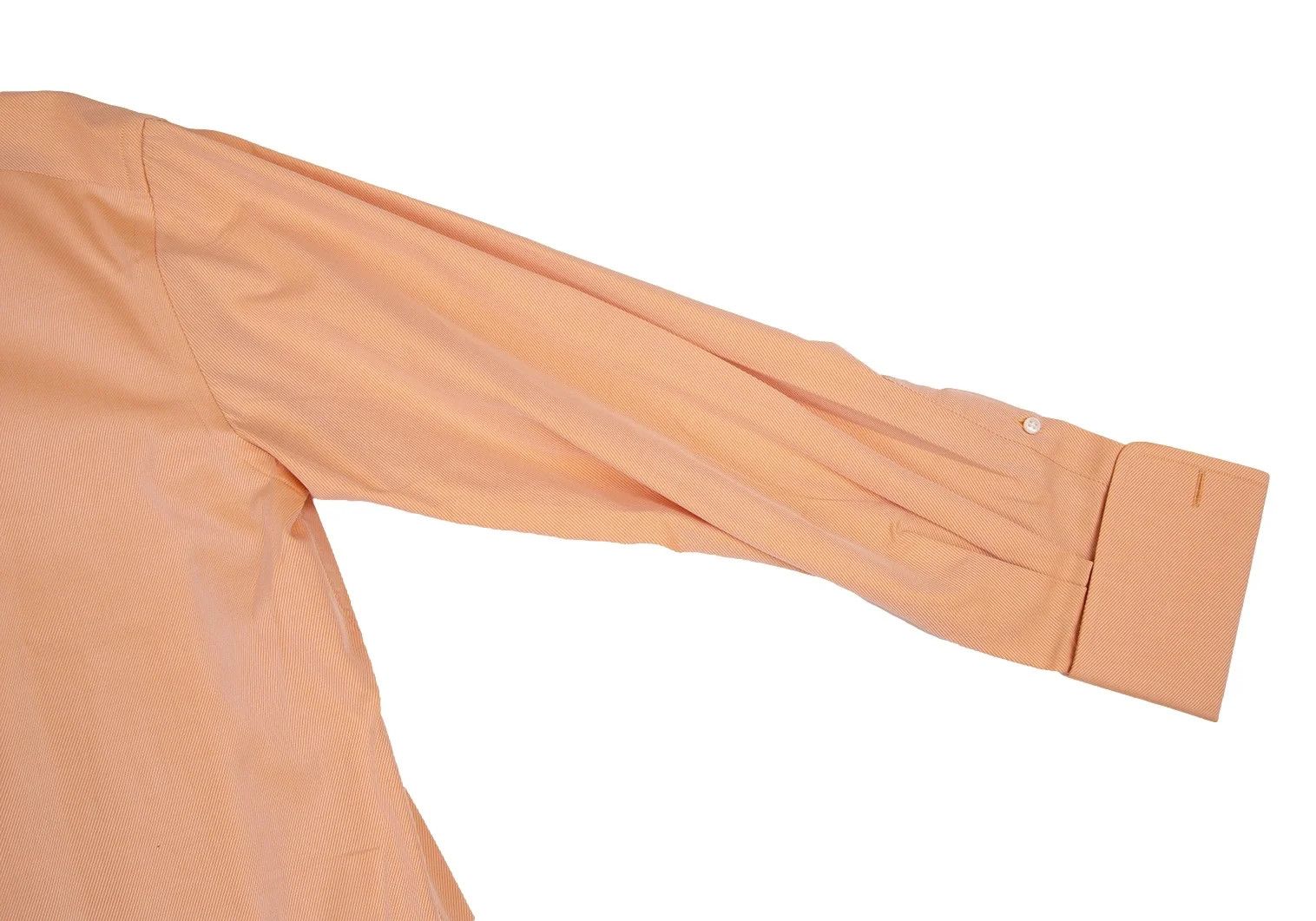 Dries Van Noten Cotton Double Cuff Long Sleeve Shirt in Light Orange Size US XXS / EU 40 - 4 Thumbnail