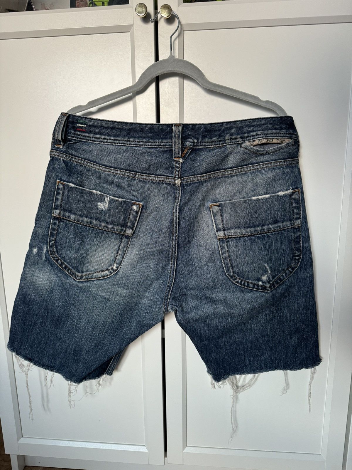 Diesel × Vintage Diesel shorts denim shorts rare rock vintage 00s Rick style Size US 34 / EU 50 - 6 Thumbnail