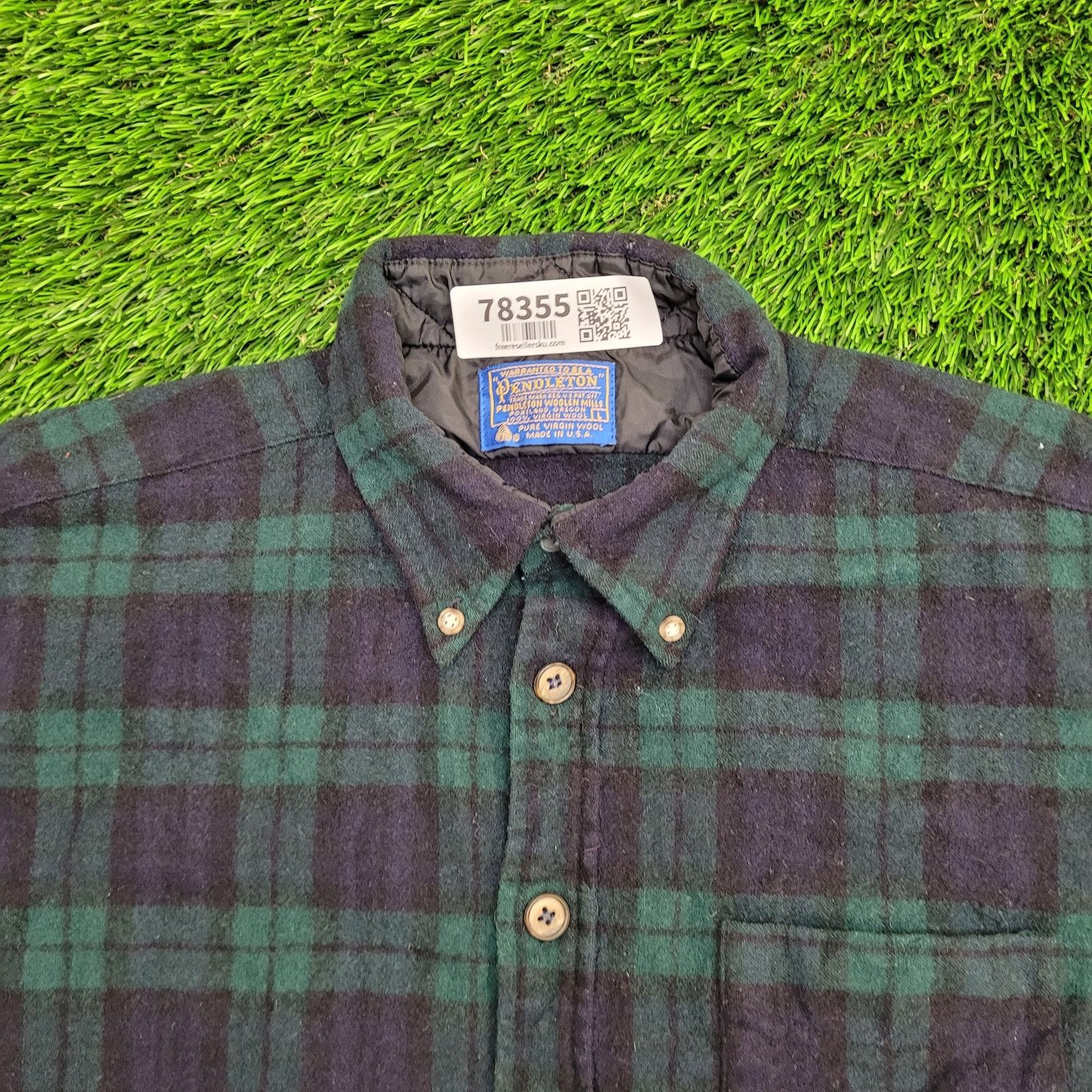 Pendleton Vintage Pendleton Flannel Button Shirt L 21x27 Shadow Plaid Size US L / EU 52-54 / 3 - 3 Thumbnail