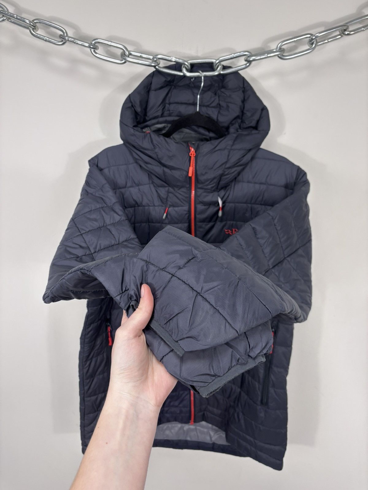 Rab Rab Nebula Men’s Navy Grey Pertex Insulated Puffer Jacket Size US L / EU 52-54 / 3 - 11 Thumbnail