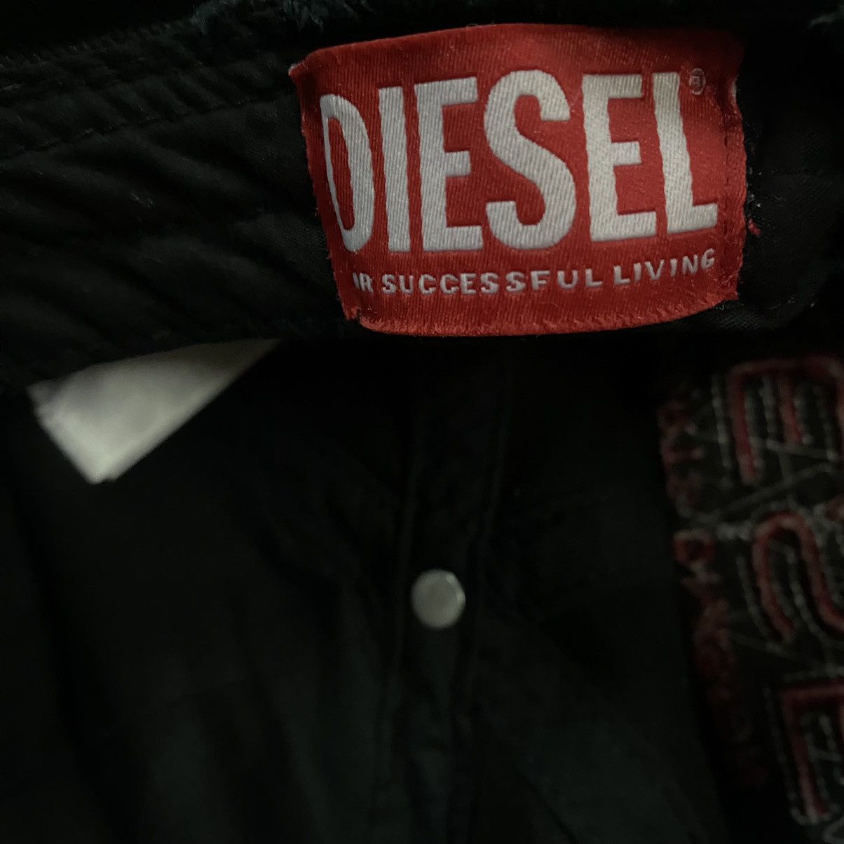 Diesel × Diesel Black Gold DIESEL/ C-Braff Cap Black Size ONE SIZE - 6 Thumbnail