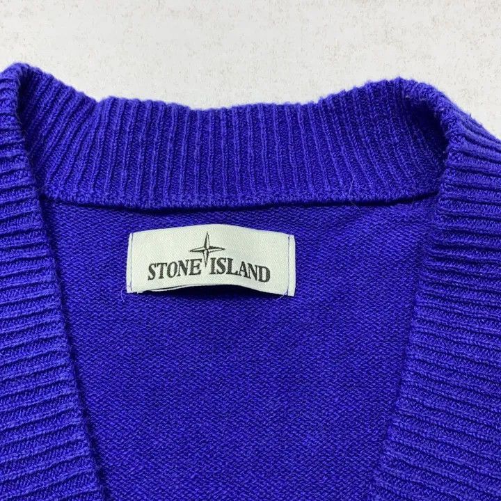 Stone Island Stone Island VNeck Long Sleeve Knitted Cardigan -2506 Size US XXL / EU 58 / 5 - 2 Thumbnail