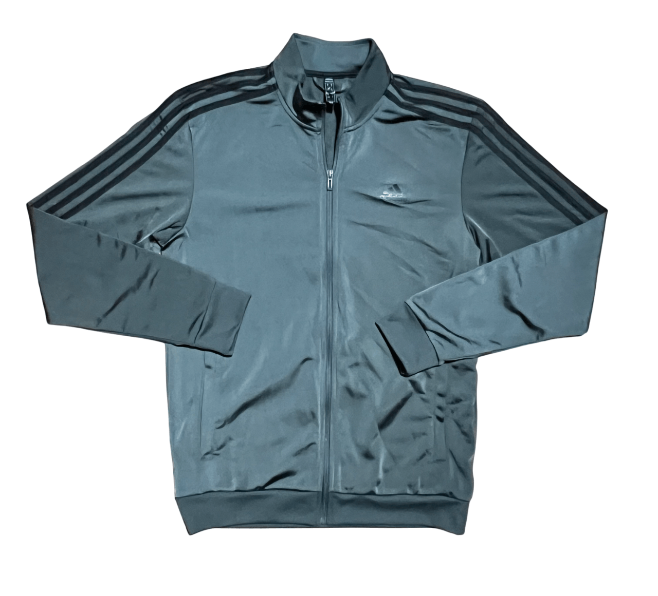 Adidas Adidas Gray & Black Full Zip Running Shirt Jacket Size US M / EU 48-50 / 2 - 1 Thumbnail