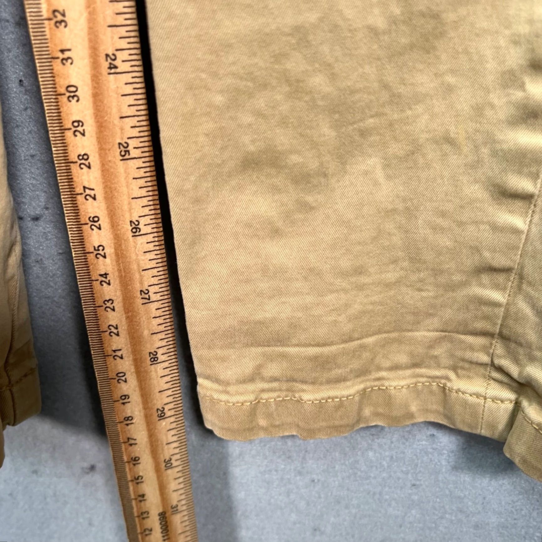 Vintage Octobre Editions Mens Size 29 Beige Chino Pants Cotton Slim Fit Size US 29 - 7 Thumbnail