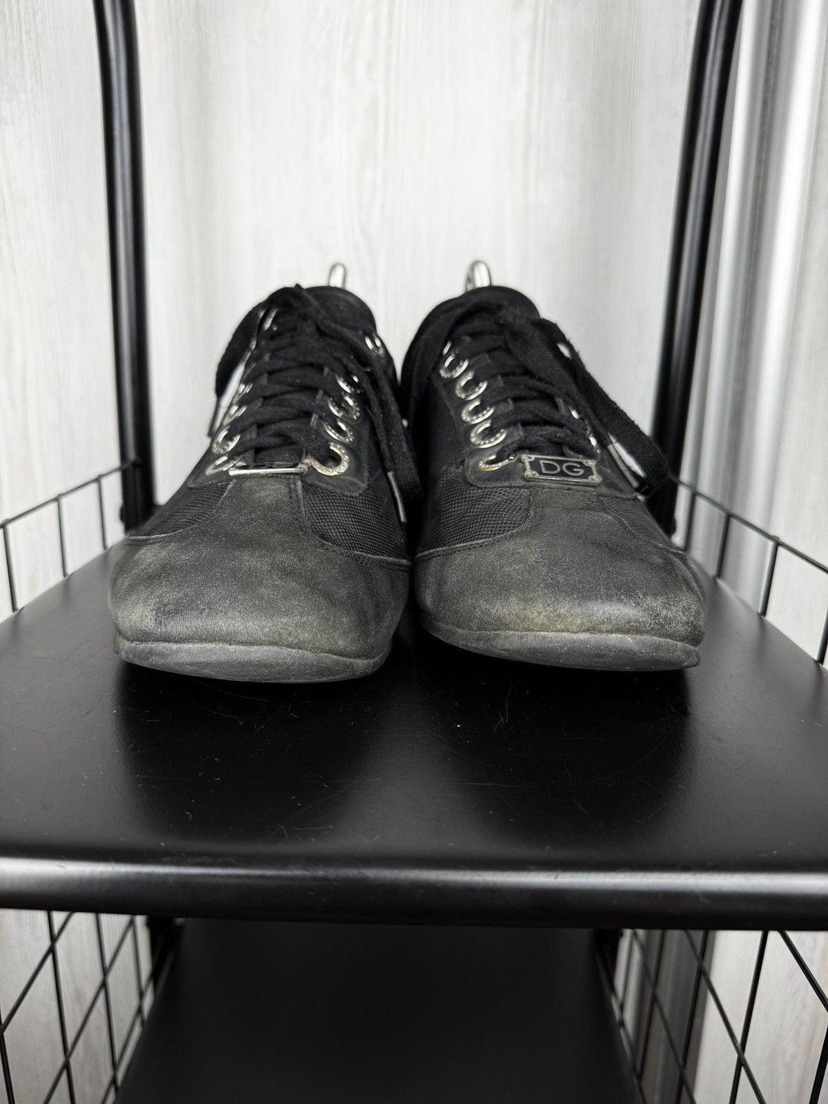 Dolce & Gabbana Dolce & Gabbana vintage leather textile low top sneakers Size US 10.5 / EU 43-44 - 6 Thumbnail