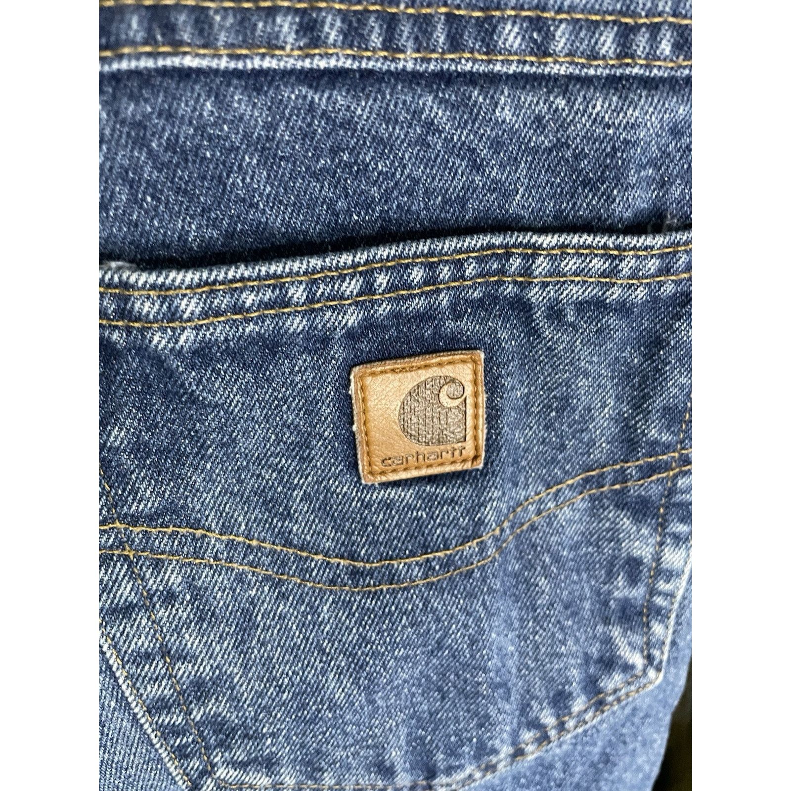 Carhartt Size 40 X 30- Carhartt Jeans Men's Blue Denim Relaxed Fit Size US 40 / EU 56 - 4 Thumbnail