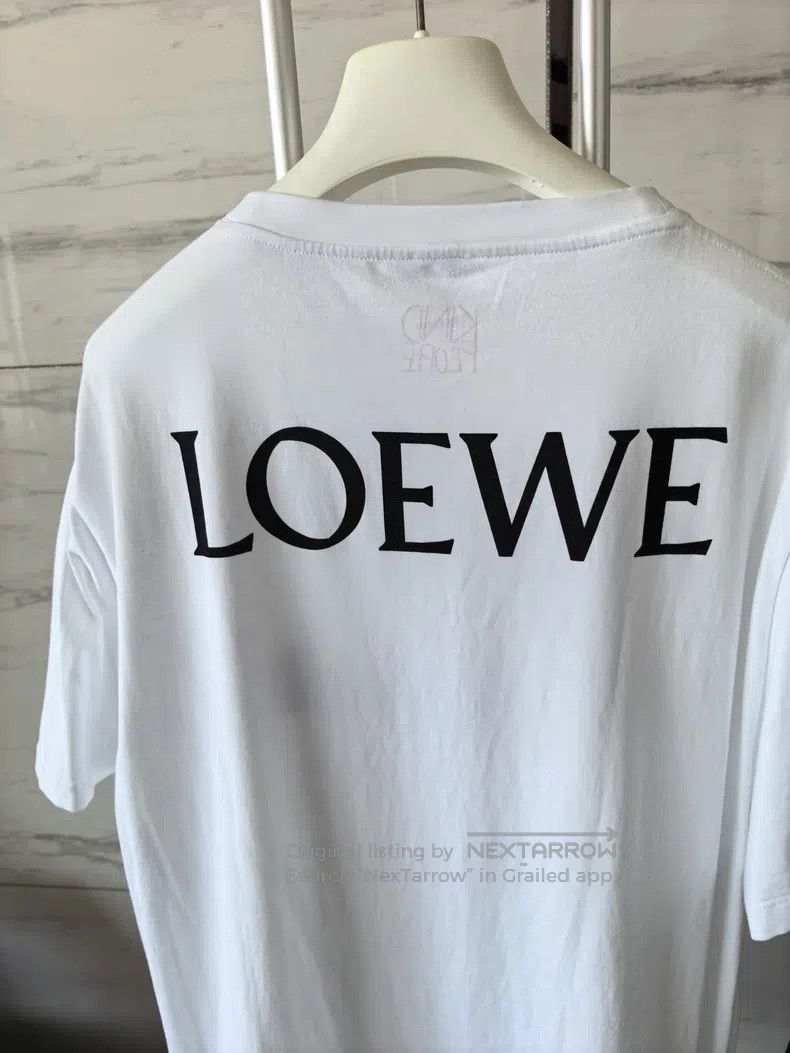 Loewe Loewe Short Sleeve with Milk Logo on Collar and Large Logo Size US XXL / EU 58 / 5 - 5 Thumbnail