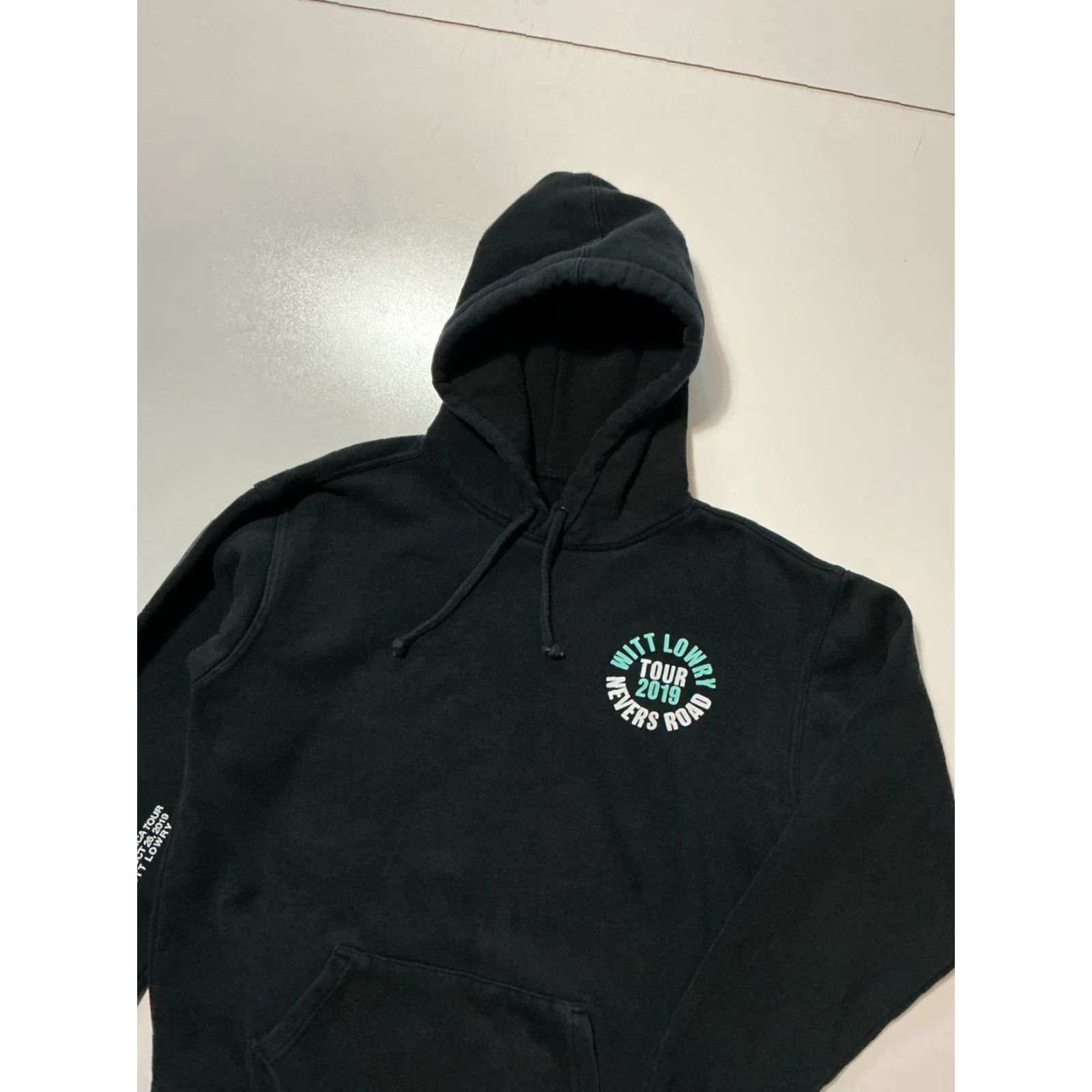 Vintage VINTAGE Witt Lowry Nevers Road Tour 2019 Concert Official Merch Black Pullover Hoodie Small Mens Size US S / EU 44-46 / 1 - 3 Thumbnail