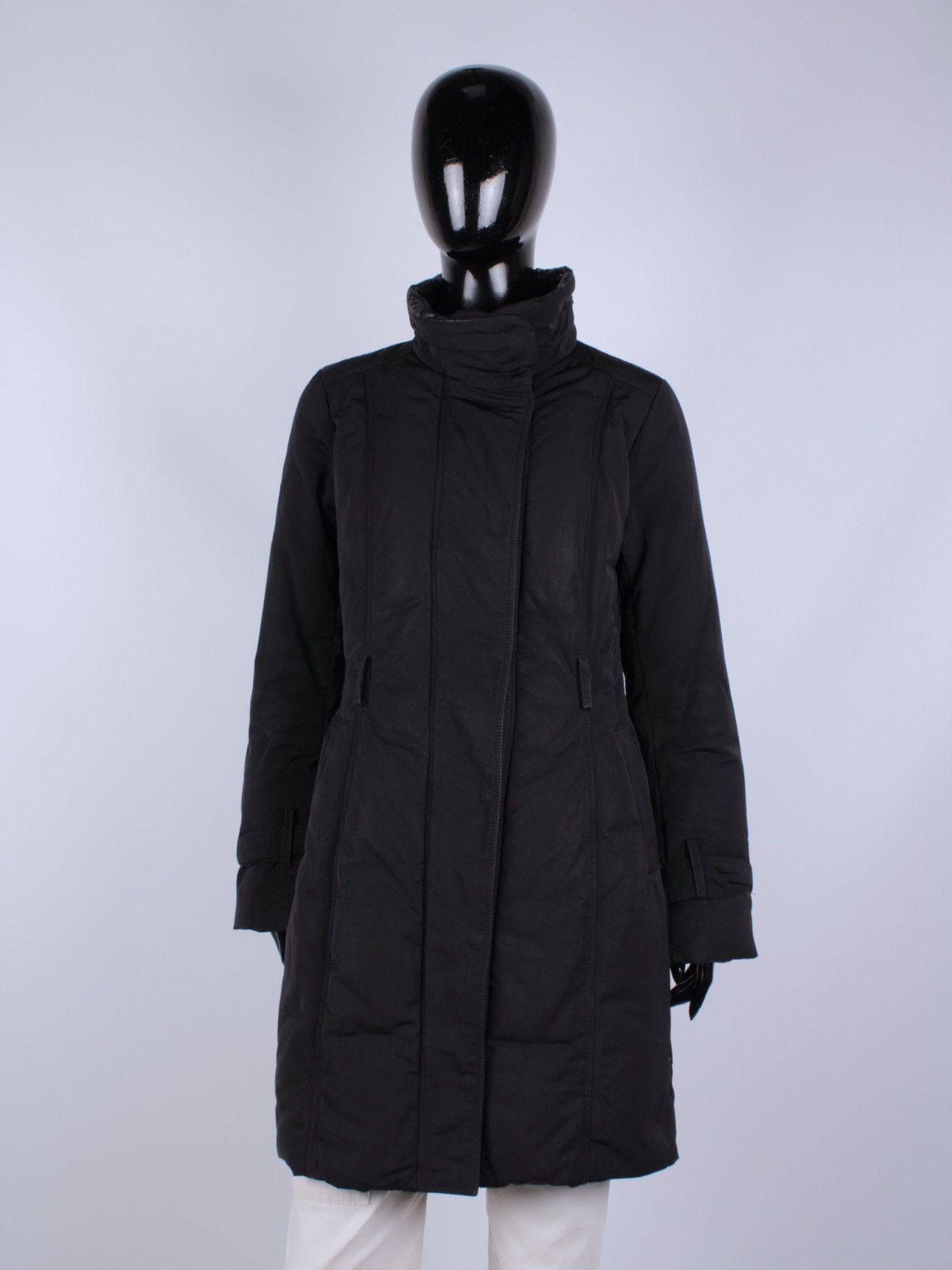 Designer × Moncler MONCLER Chataignier Giubbotto Down Black Long Jacket Coat Size S / US 4 / IT 40 - 2 Thumbnail