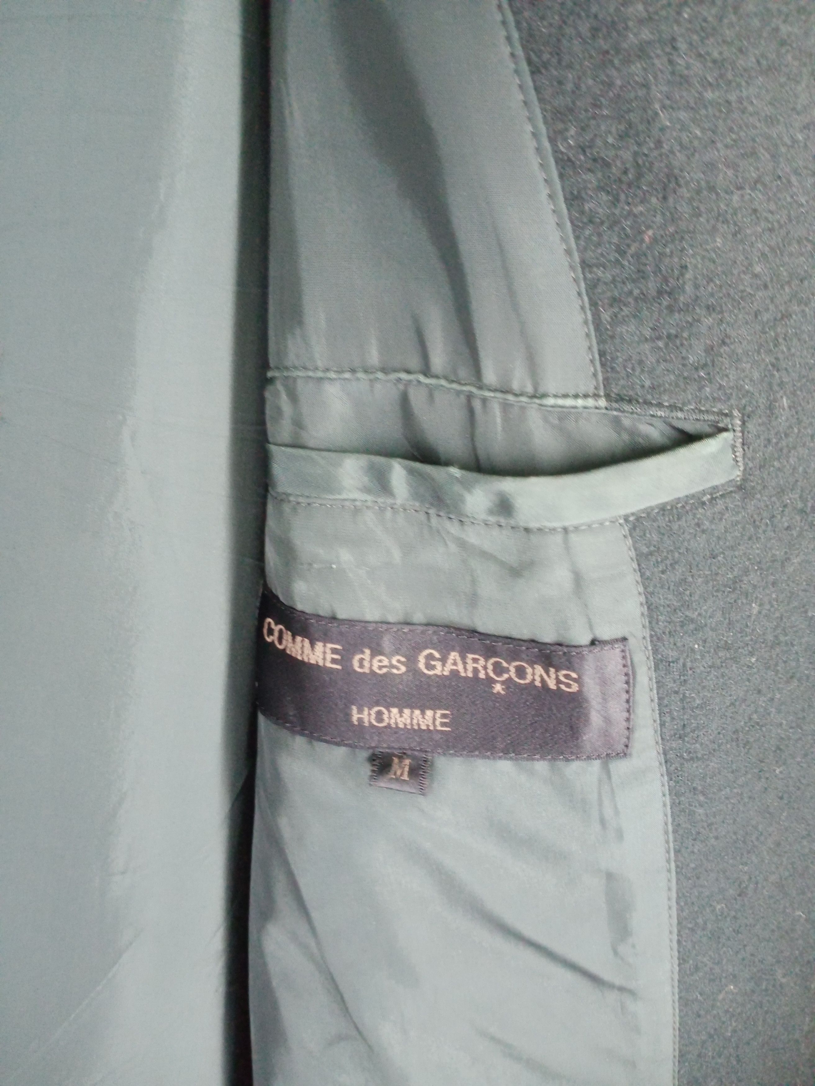 Comme des Garcons Homme Rare Comme Des Garcons Homme Surface Wool Laine Blazer Size US M / EU 48-50 / 2 - 5 Thumbnail