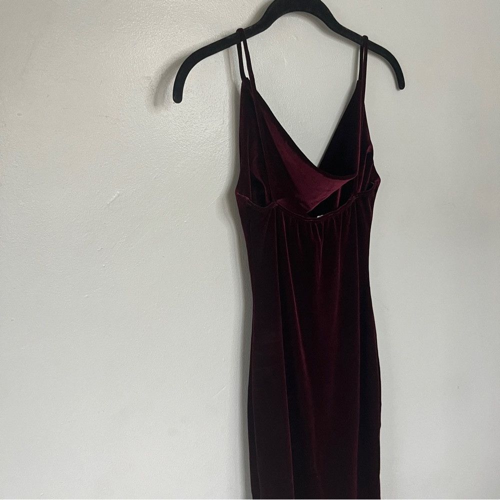 Lulus Lulus Women's Cowl Neck Velvet Red Cocktail Dress XS X-Small Size XS / US 0-2 / IT 36-38 - 5 Thumbnail