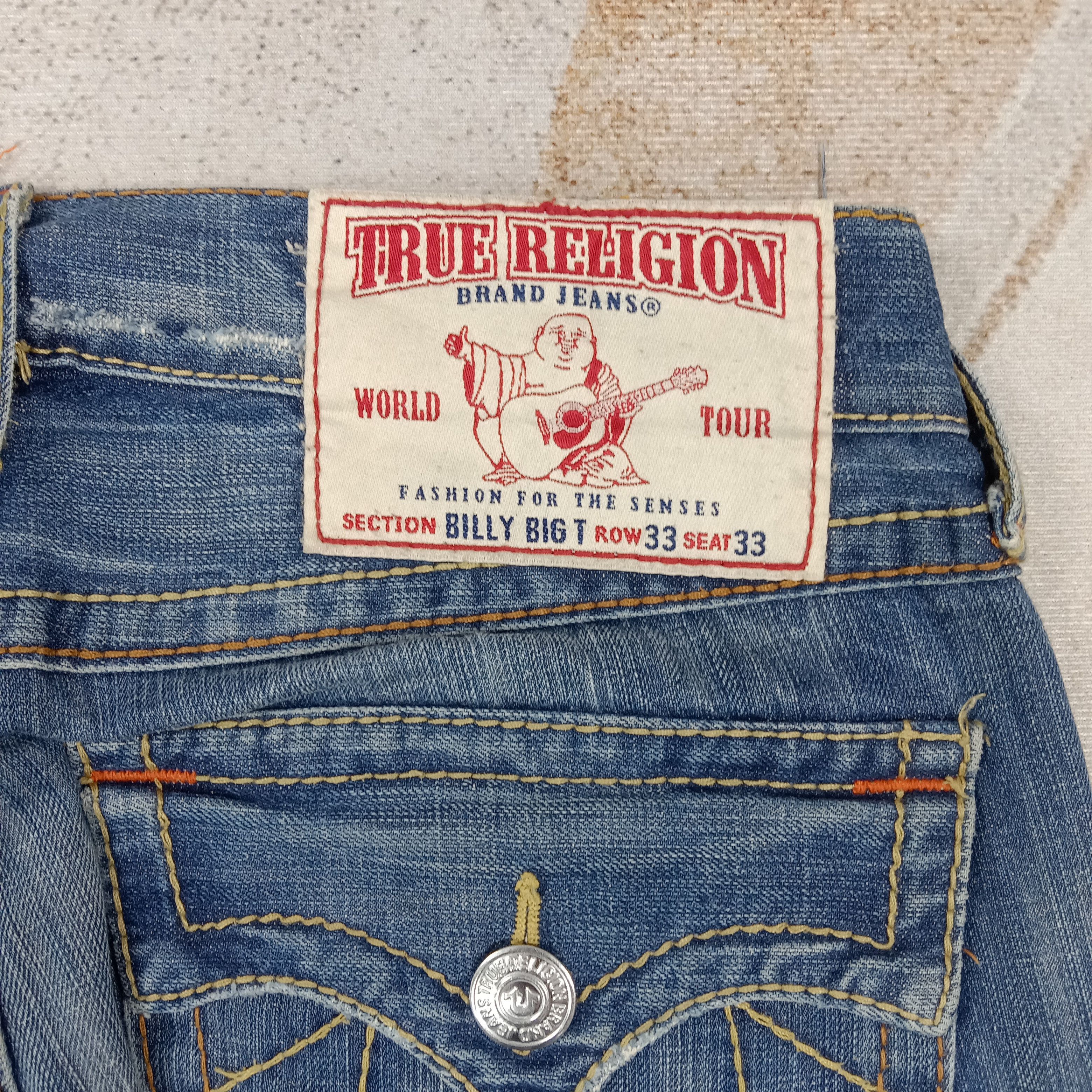 True Religion True Religion American Brand Baggy Denim Jeans C280N28 Size US 33 - 3 Thumbnail